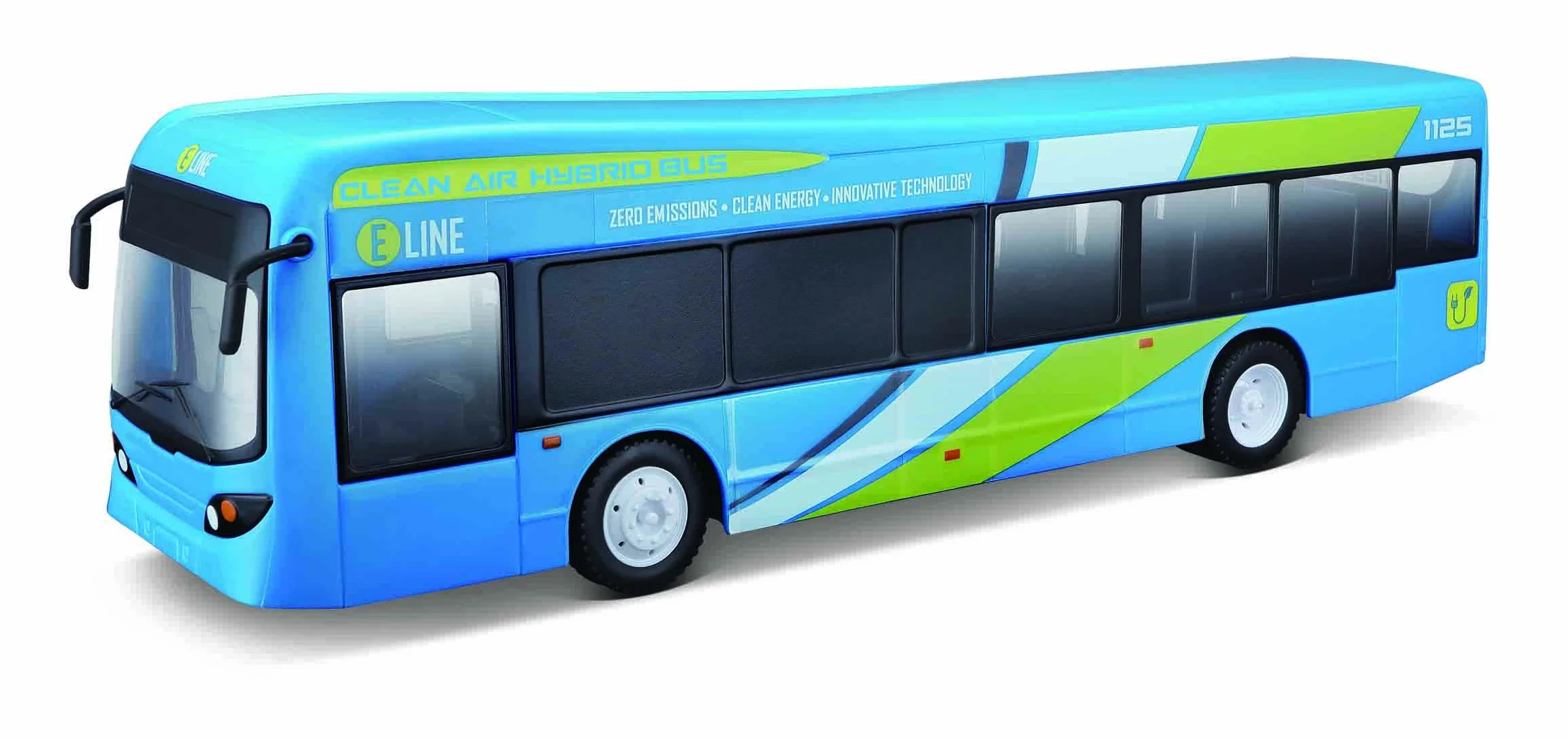 Maisto Tech R/C City Bus: zdalnie sterowany autobus ze światłem i automatycznymi drzwiami, z kontrolerem Mini-Pro, od 5 lat, 33 cm, baterie nie wchodzą w zakres dostawy, niebieski (582734)