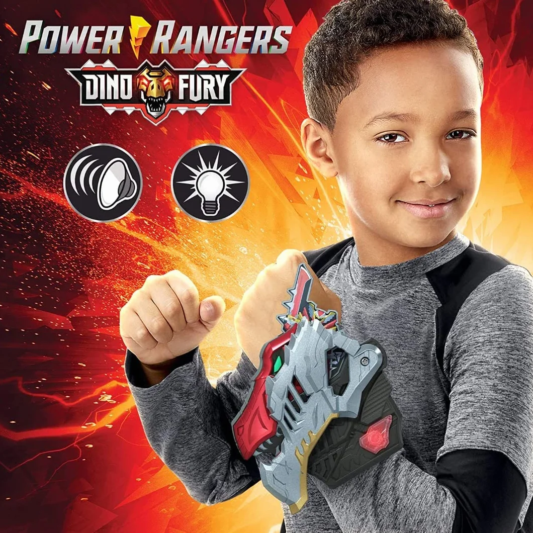 Power Rangers Dino Fury Morpher Elektroniczna Zabawka ze Światłami i Dźwiękami