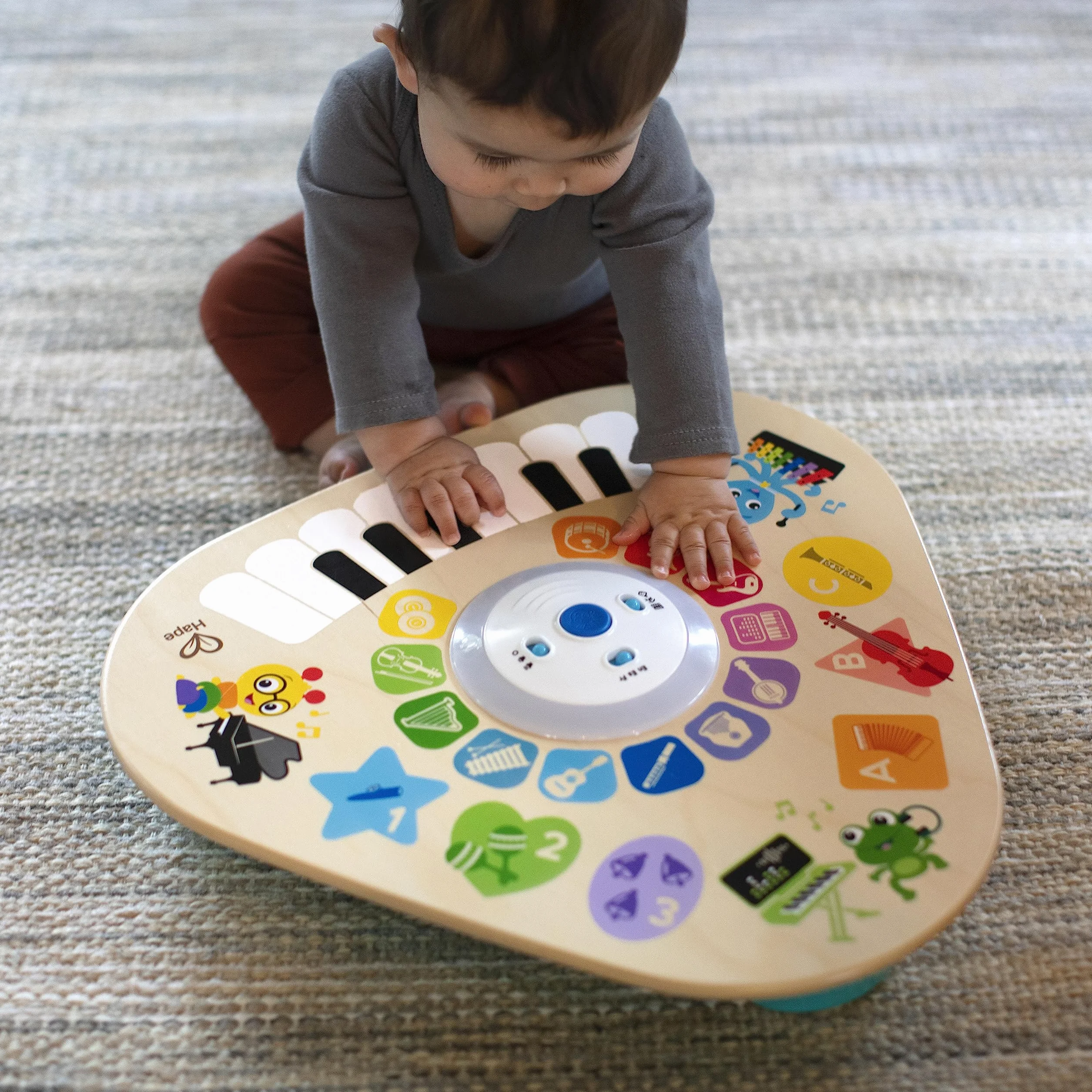 Baby Einstein 12398 Stolik Edukacyjny, Wielokolorowy, ‎44.45 x 41.91 x 33.02 cm; 1.4 kg