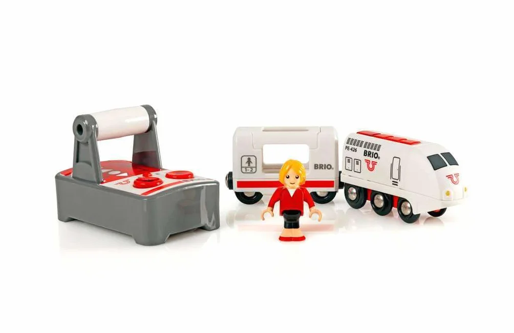 Brio 63351000 Lokokomotywa Biała Zdalnie Sterowana (63351000) Bezpieczna Zabawka Dla Dzieci Powyżej 3 Lat