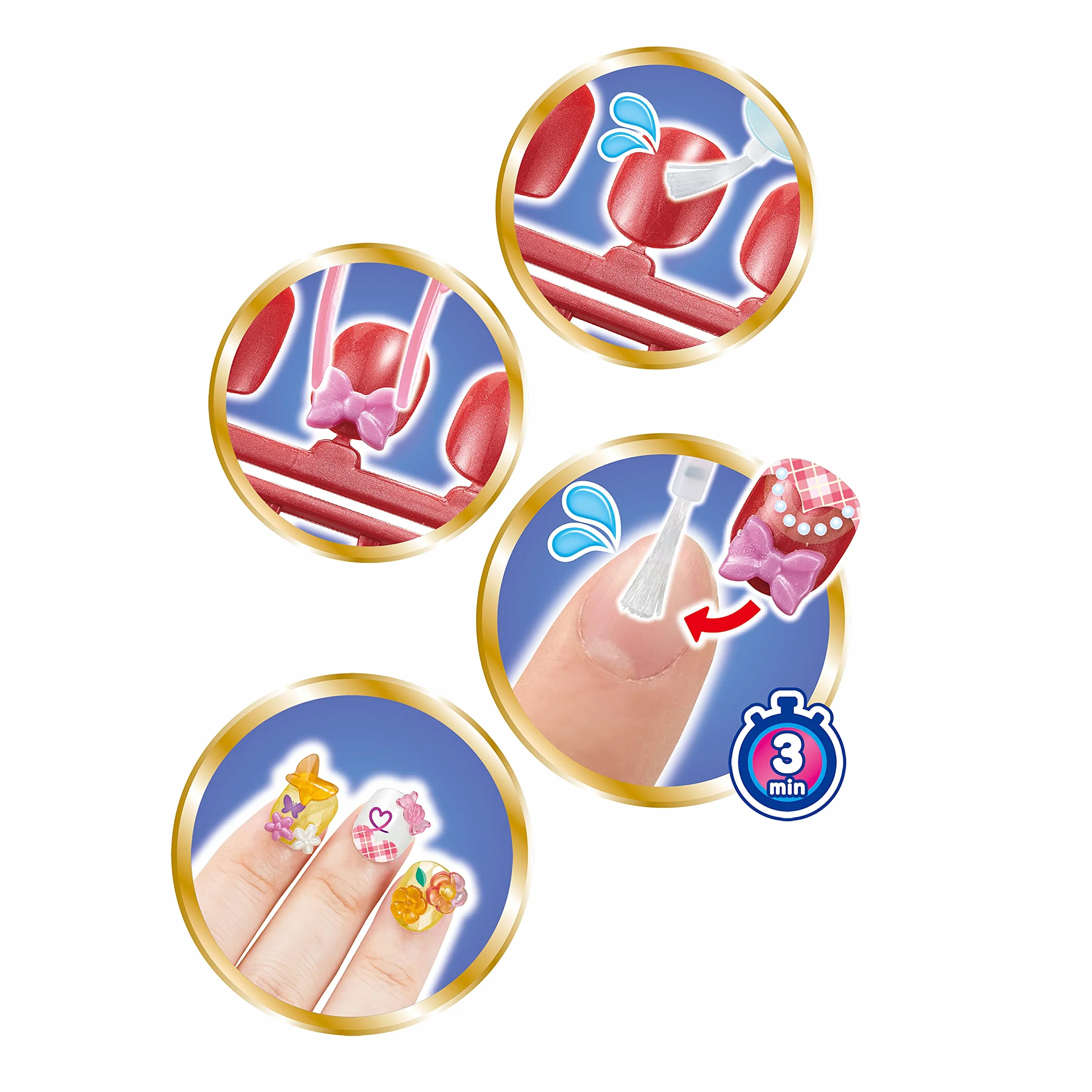 Nail Studio modne paznokcie Aquabeads zestaw uzupełniający 35007