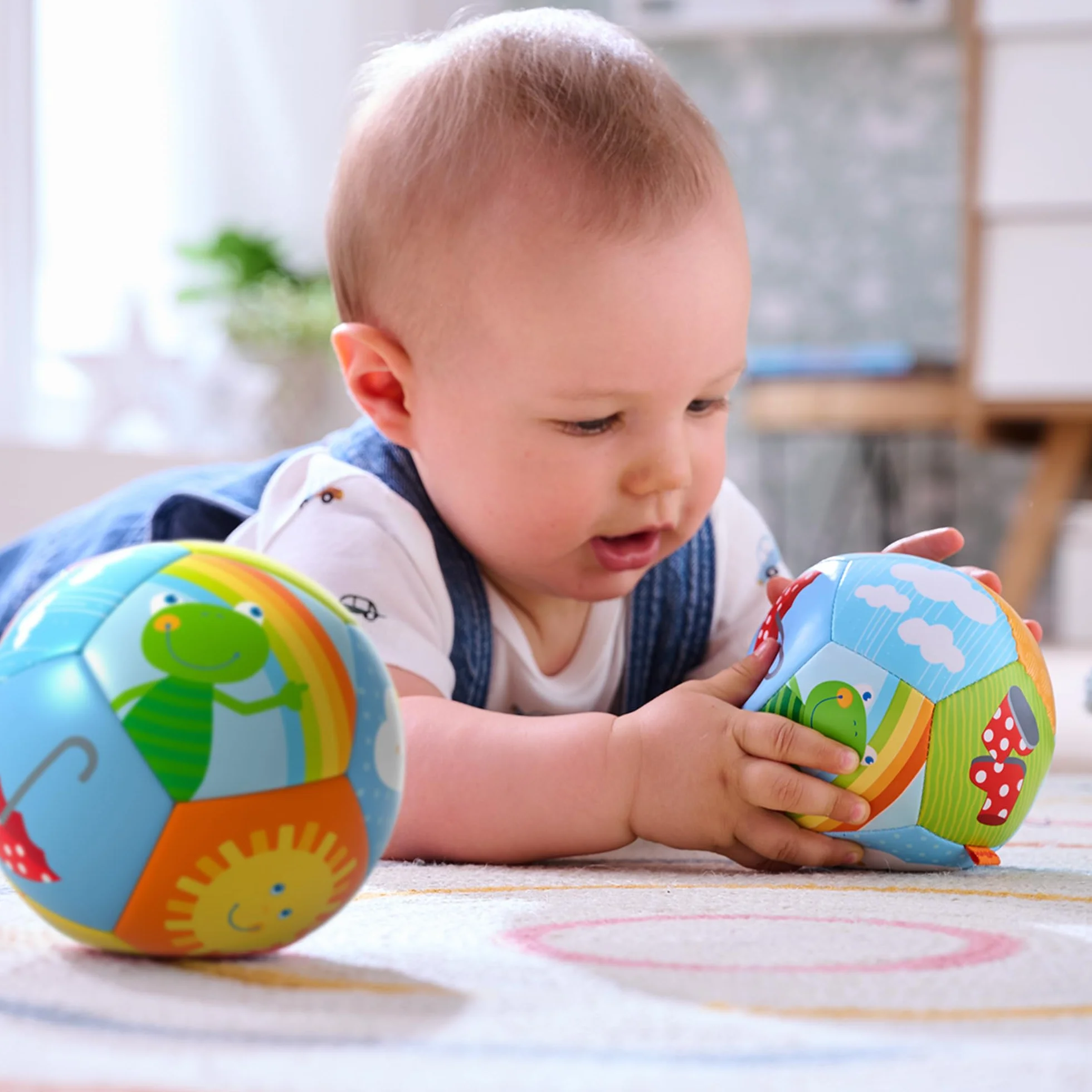 HABA - Baby Ball - Rainbow World Zabawki dla niemowląt, wielokolorowe (306318)