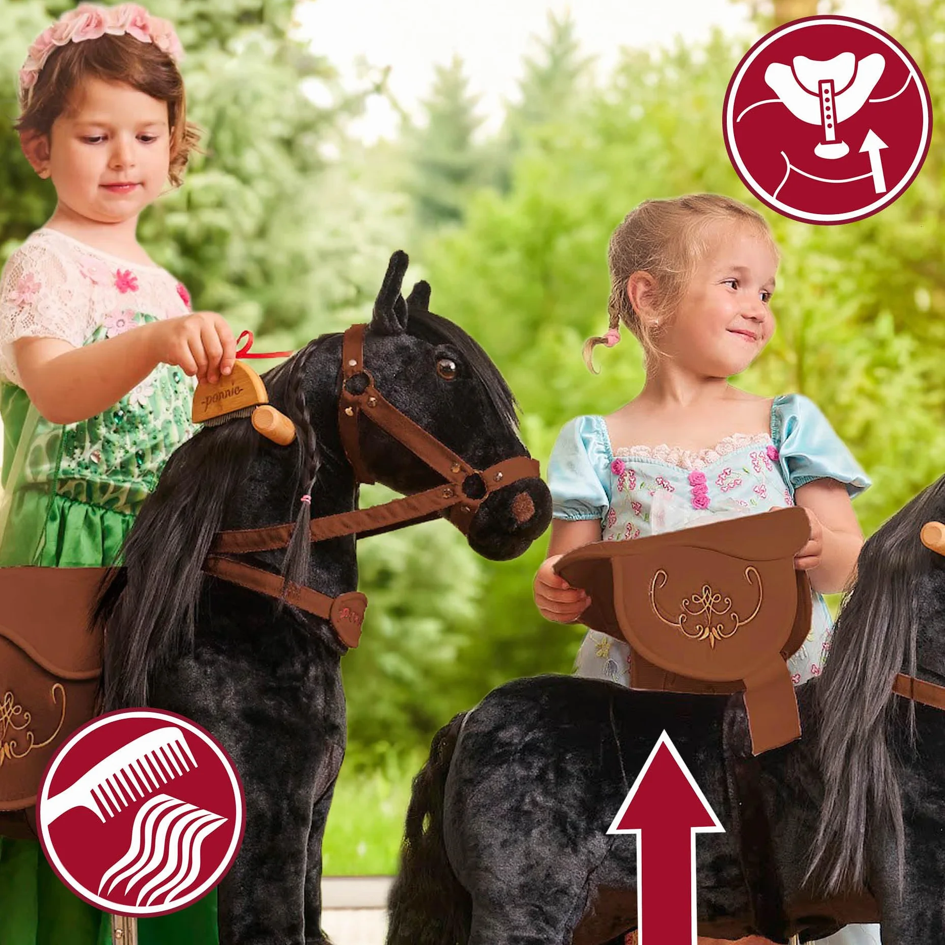 PONNIE Ponnie Ebony S koń jeździecki