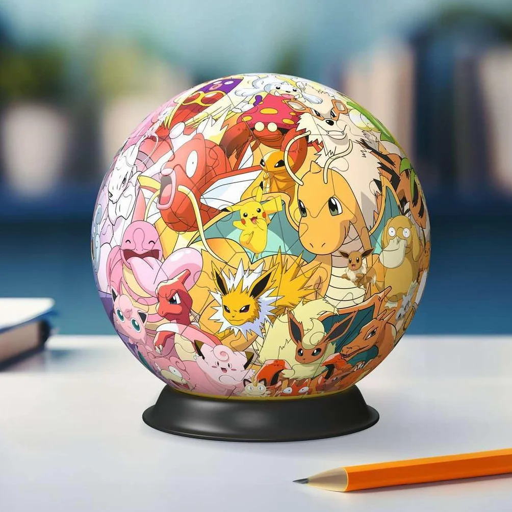 Ravensburger Puzzle 3D Kula Pokemon Postacie
