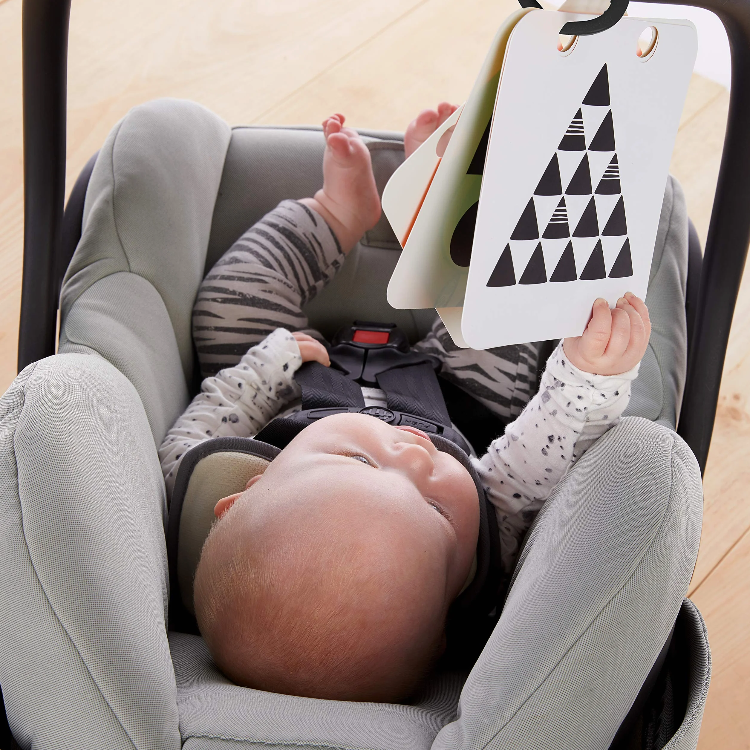 Baby Einstein, Flip For Art, lustra i karty o silnym kontraście, idealne do zabawy na brzuchu lub w podróży
