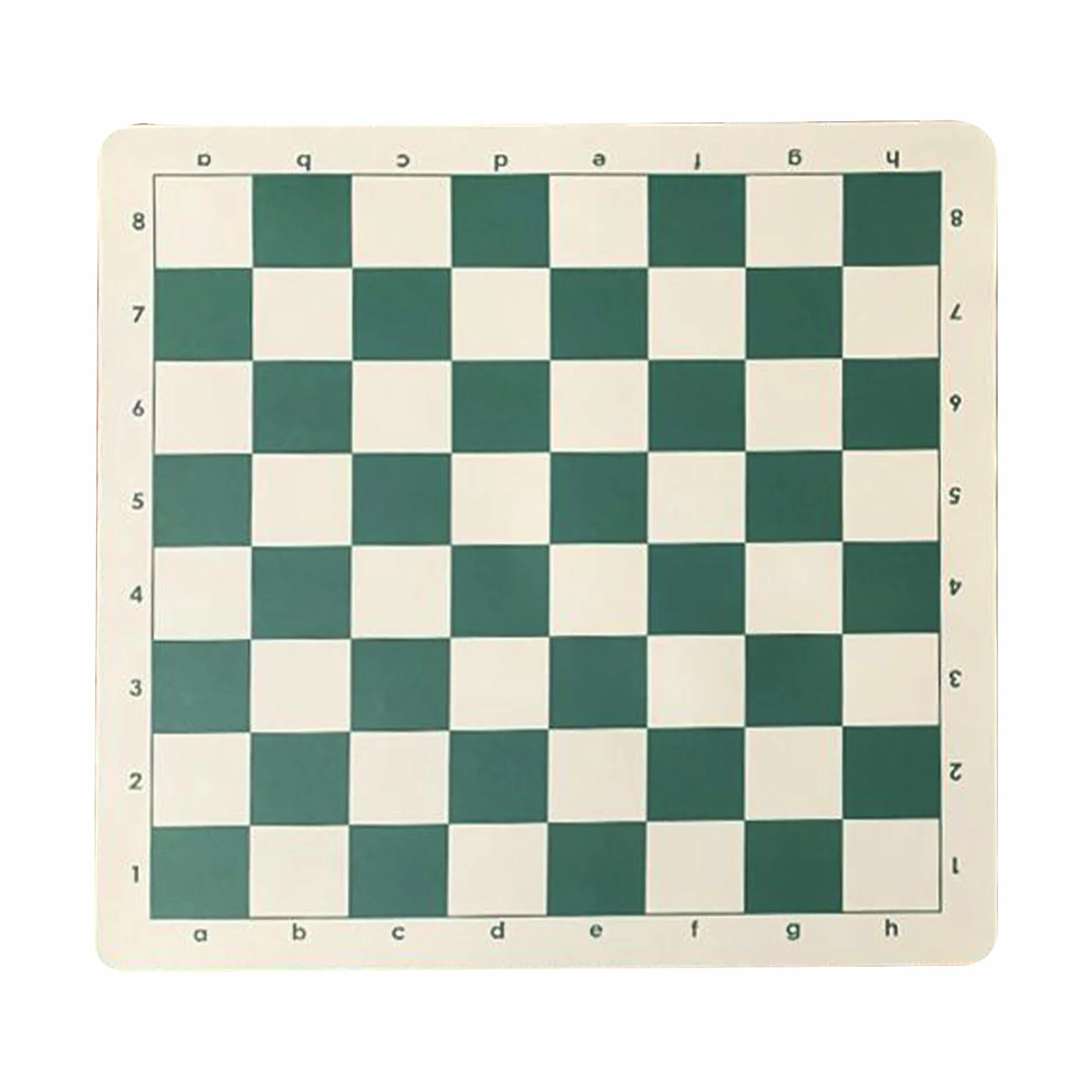 Generisch Tournament Chess Mat – składana deska do szachowania | 40 x 35 cm, zwijana płyta winylowa z lekką konstrukcją, przenośna deska do gry w podróż, na chessboard i warcaby