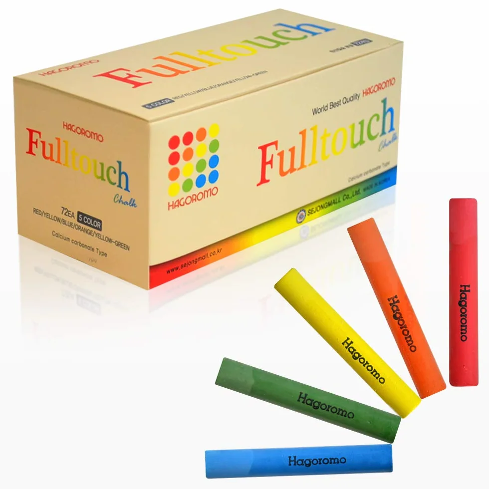 Kreda Hagoromo Fulltouch 5 kolorów, 1 opakowanie (72 szt.), wielokolorowa