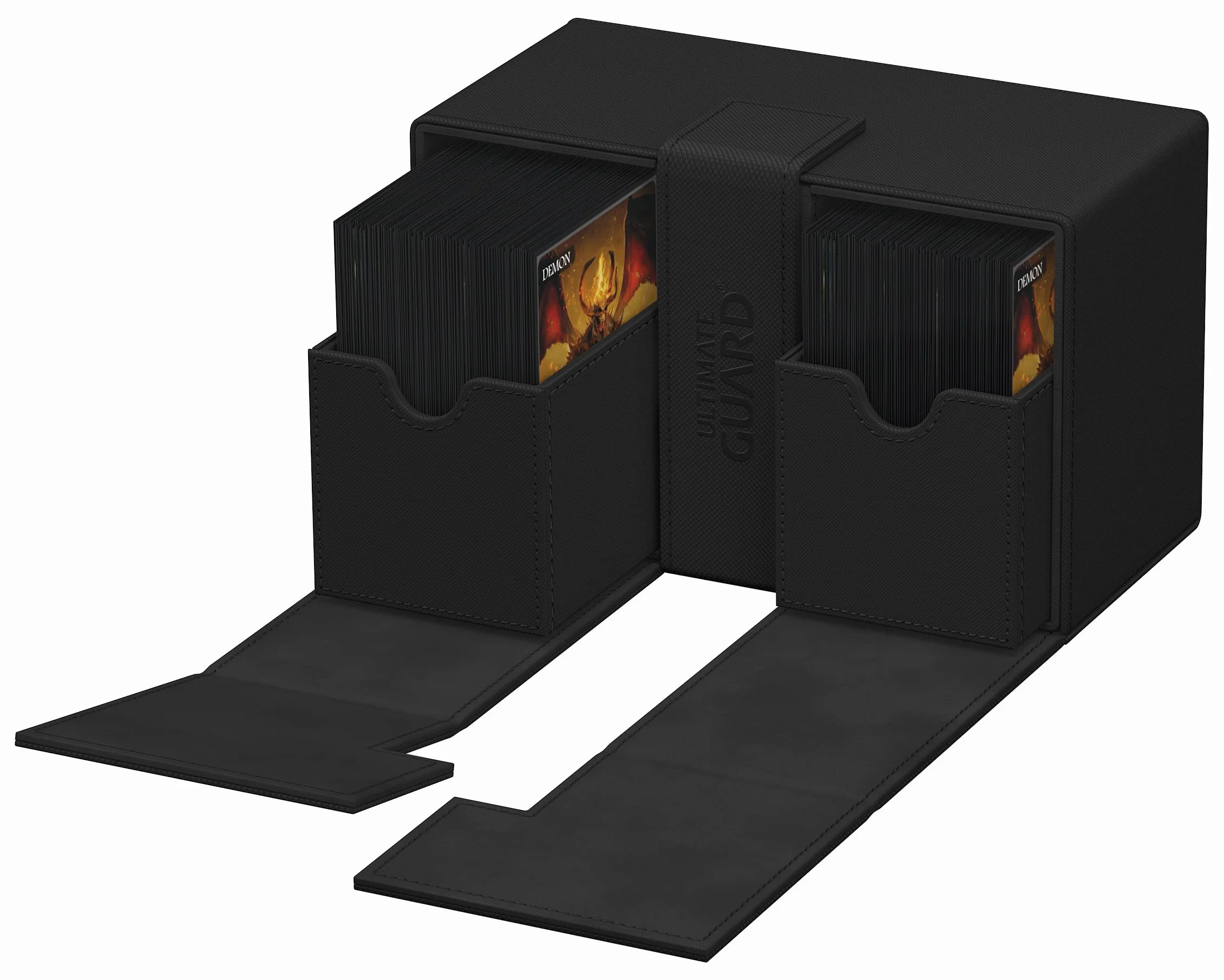 Ultimate Guard UGD011234 Twin Flip`n`Tray 160+ XenoSkin Monocolor czarne pudełko na karty