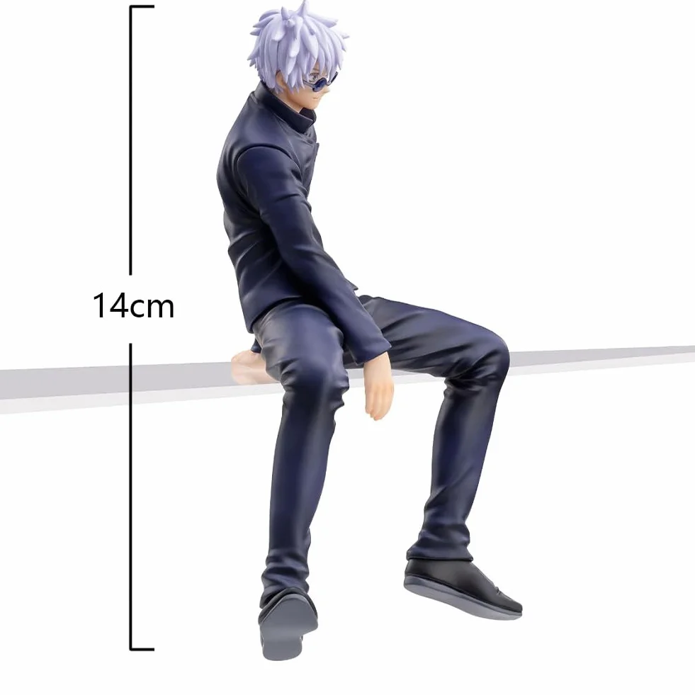 Zhongkaihua 2 szt. figurka Geto Suguru Gojo Satoru Stoper do makaronu 5,51 cala Anime PVC model biurko samochód Boże Narodzenie dekoracja domu ornament prezent urodzinowy