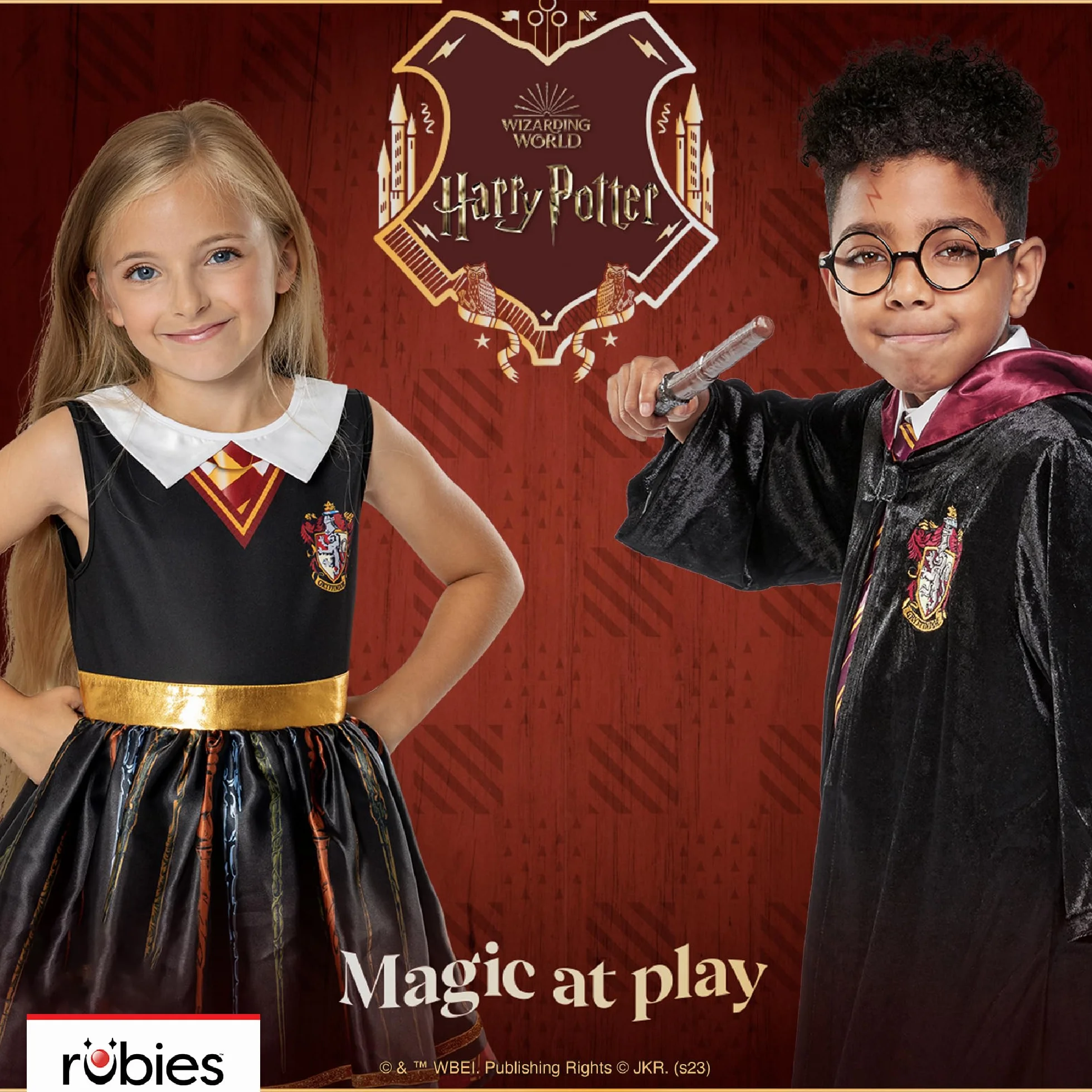Rubies Pluszowa zabawka Hedwig Oficjalna Harry Potter, rekwizyt i dodatek do kostiumu na Halloween, karnawał, Boże Narodzenie, urodziny