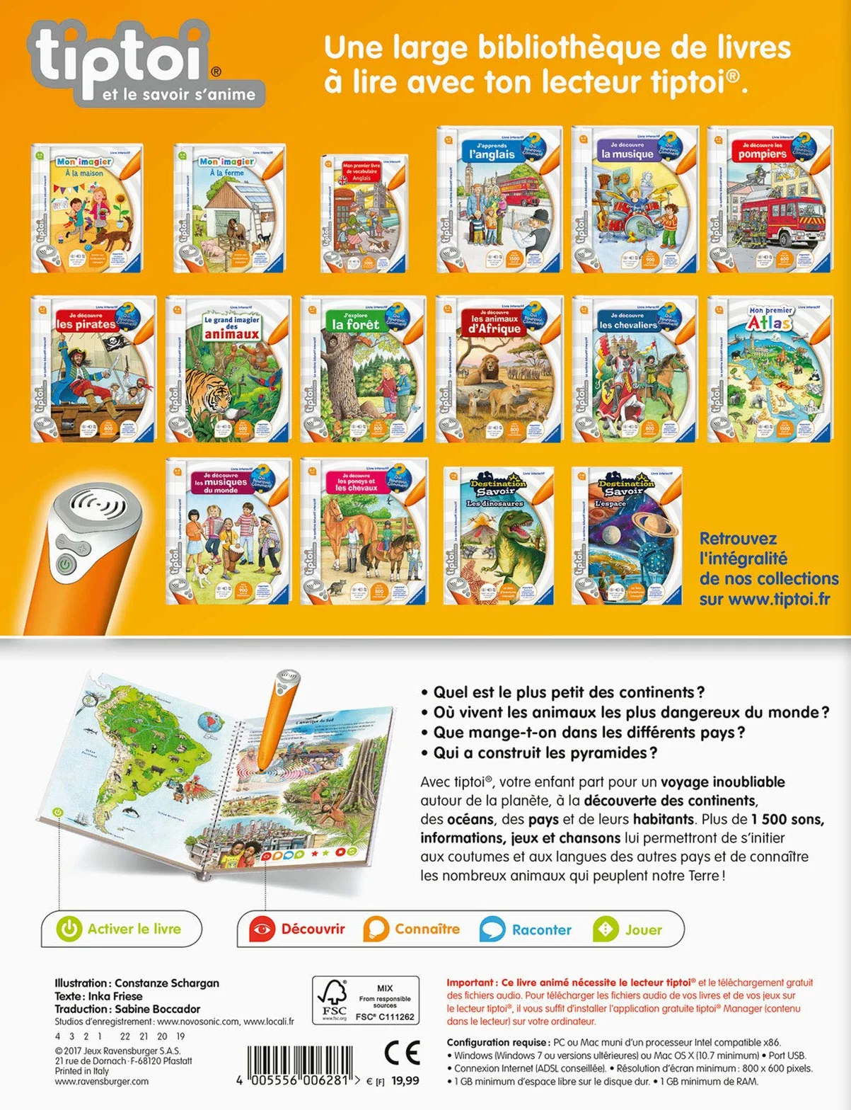 Ravensburger Tiptoi – książka (wersja francuska)