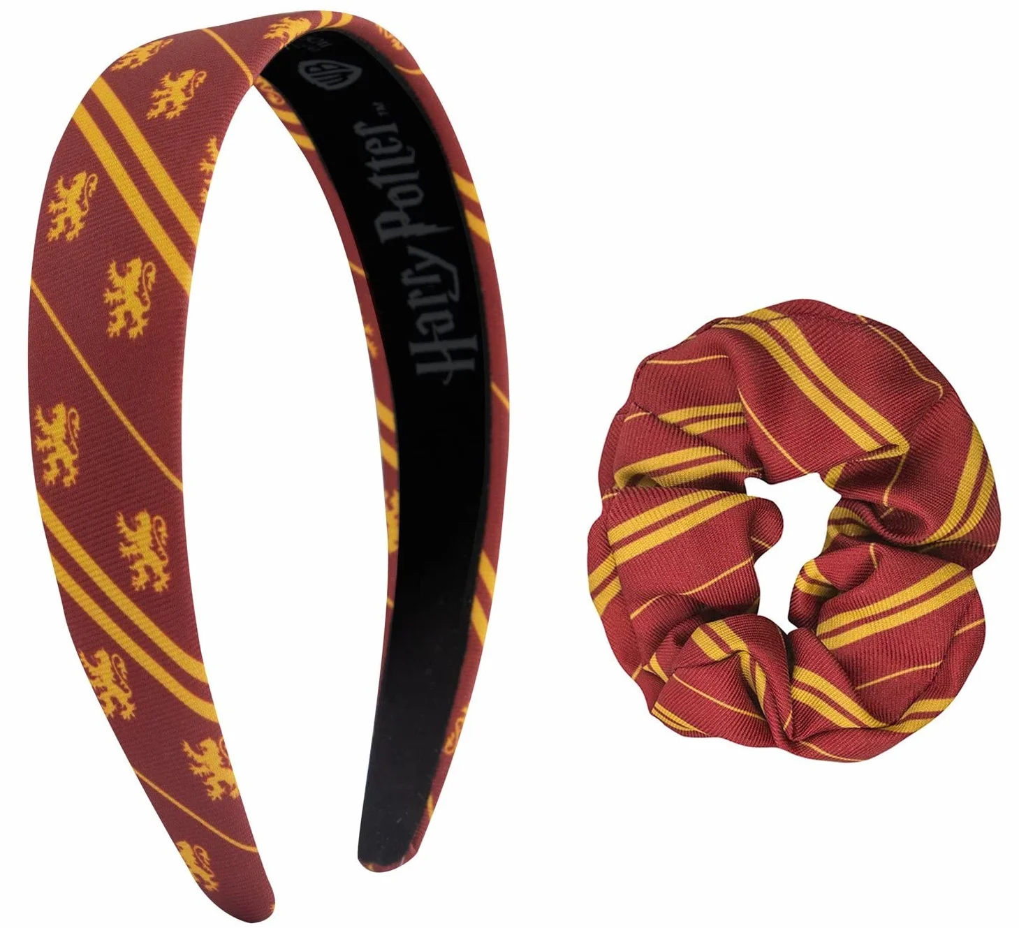 Cinereplicas Harry Potter - Akcesoria do włosów Klasyczny Gryffindor - Zestaw 2 sztuk - Oficjalna licencja