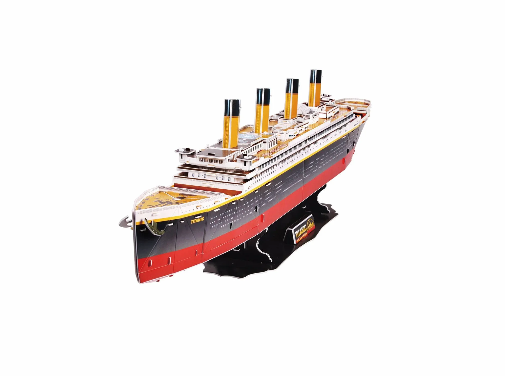 Revell 170 RMS Titanic, prawdopodobnie najbardziej znany świat statków w 3D, zabawa dla młodych i starszych, kolorowa