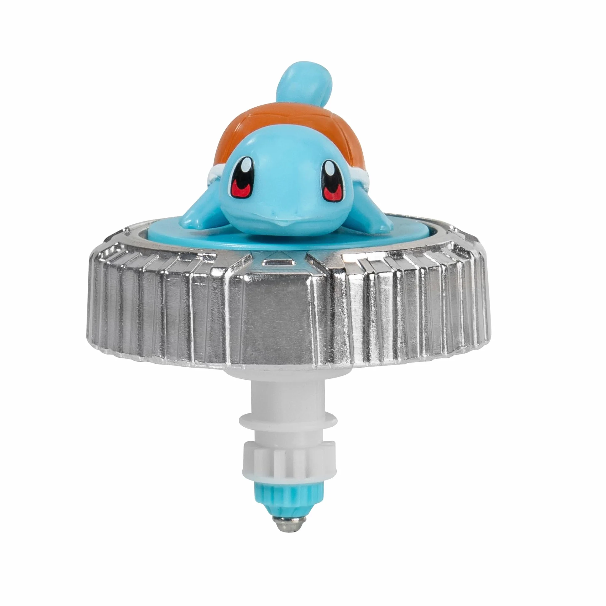 Bandai - Pokémon Arena + 4 Spinnery w Zestawie - 2 Wyrzutnie Pokéball + 4 Bączki Pikachu, Evoli, Caparchip i Salamche - Fighting - Zabawka Dla Dzieci 4 Lata i + JW4411