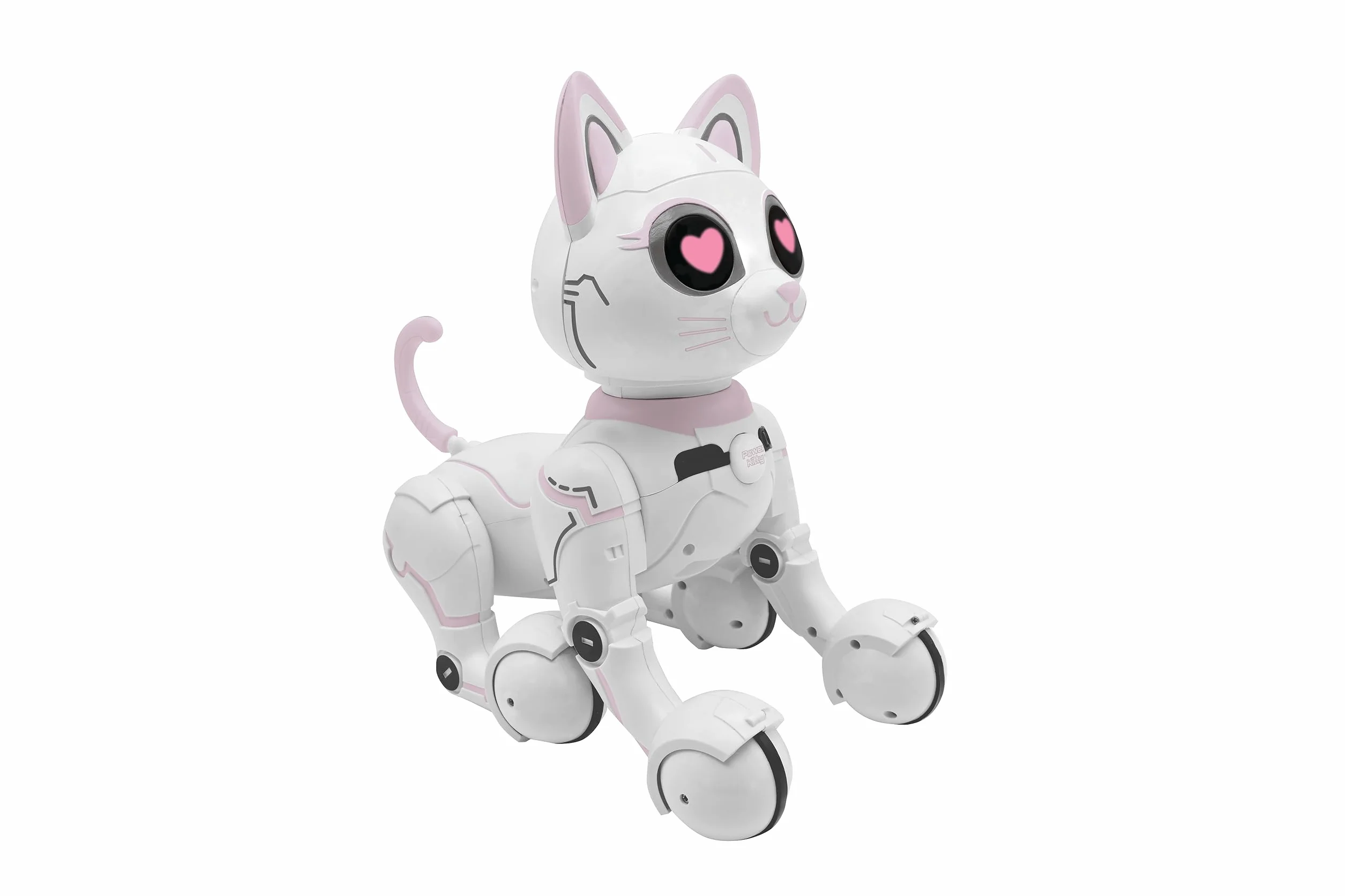 Lexibook, Power Kitty, Zdalnie Sterowany Robot Kot, Programowalny Inteligentny Robot, Światło, Dźwięk, Biały, Różowy, KITTY01