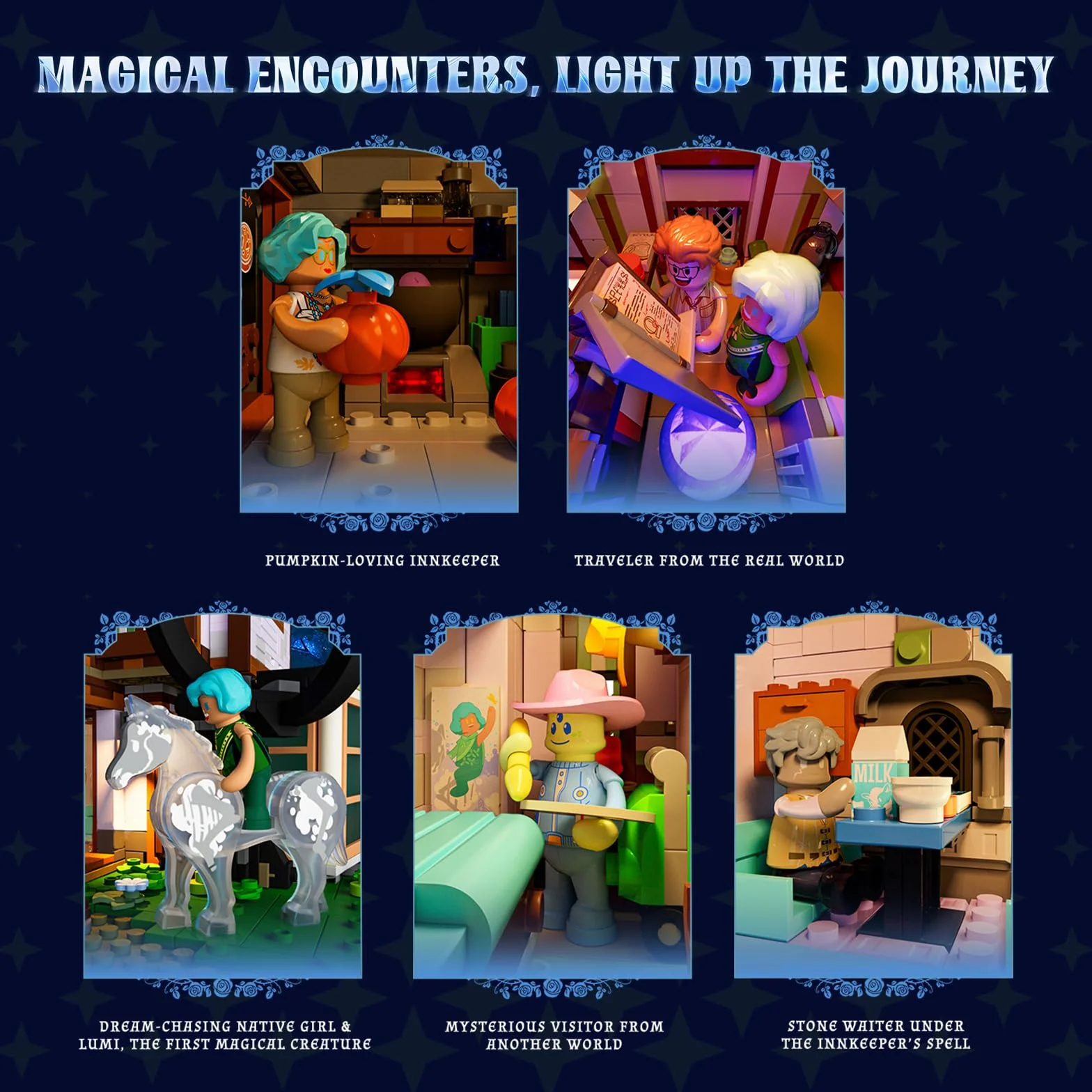 Lumibricks Leśna Gospoda 20006,3120 Pcs, Magiczny Zestaw Konstrukcyjny Elfów Z Fantastycznego Lasu, Pomysł na Prezent dla Nastolatków & Dorosłych Fanów Zabawek