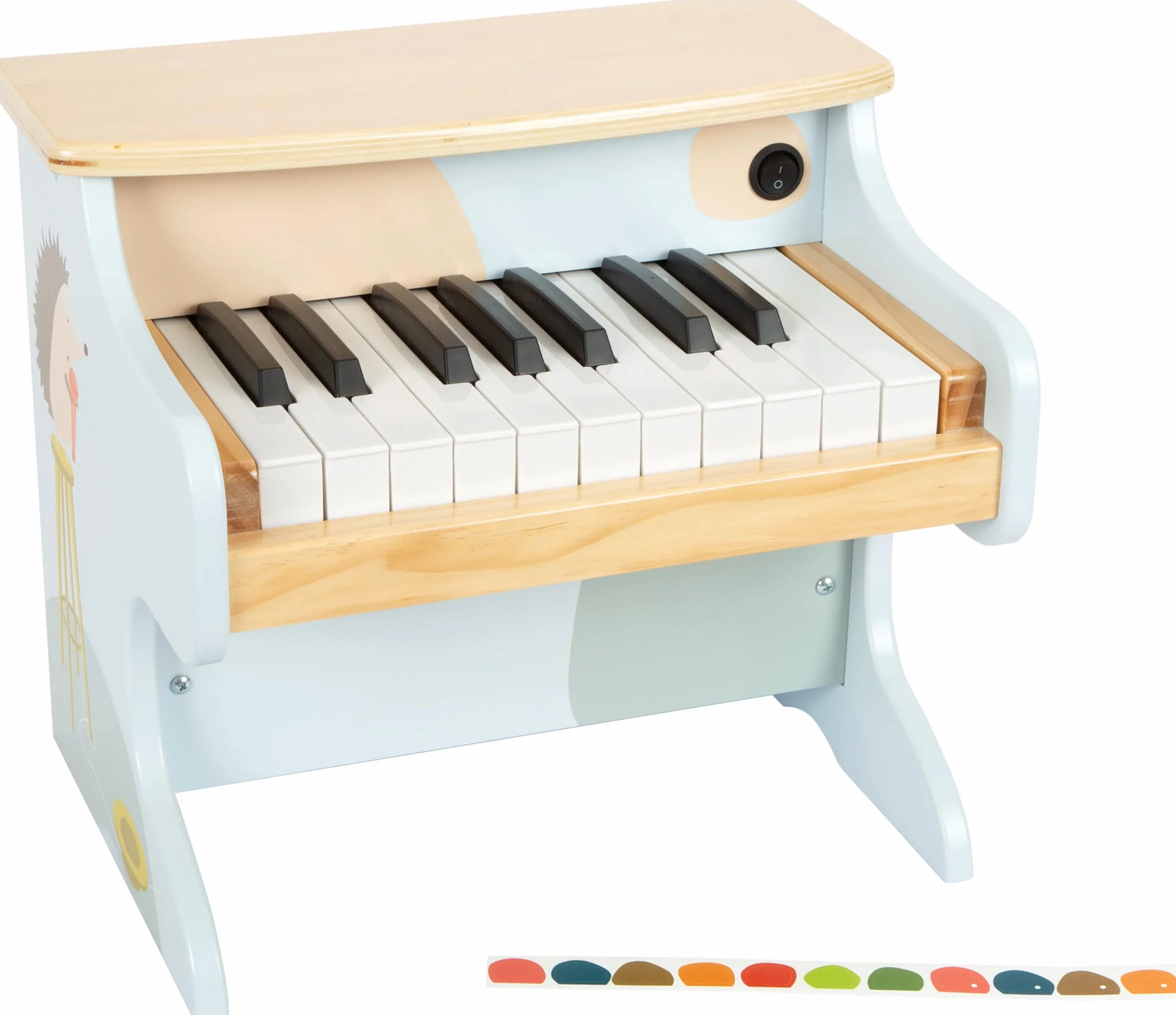 Small Foot Pianino zabawkowe "Groovy Beats", pianino dla dzieci od 3 lat, idealne do wczesnej edukacji muzycznej