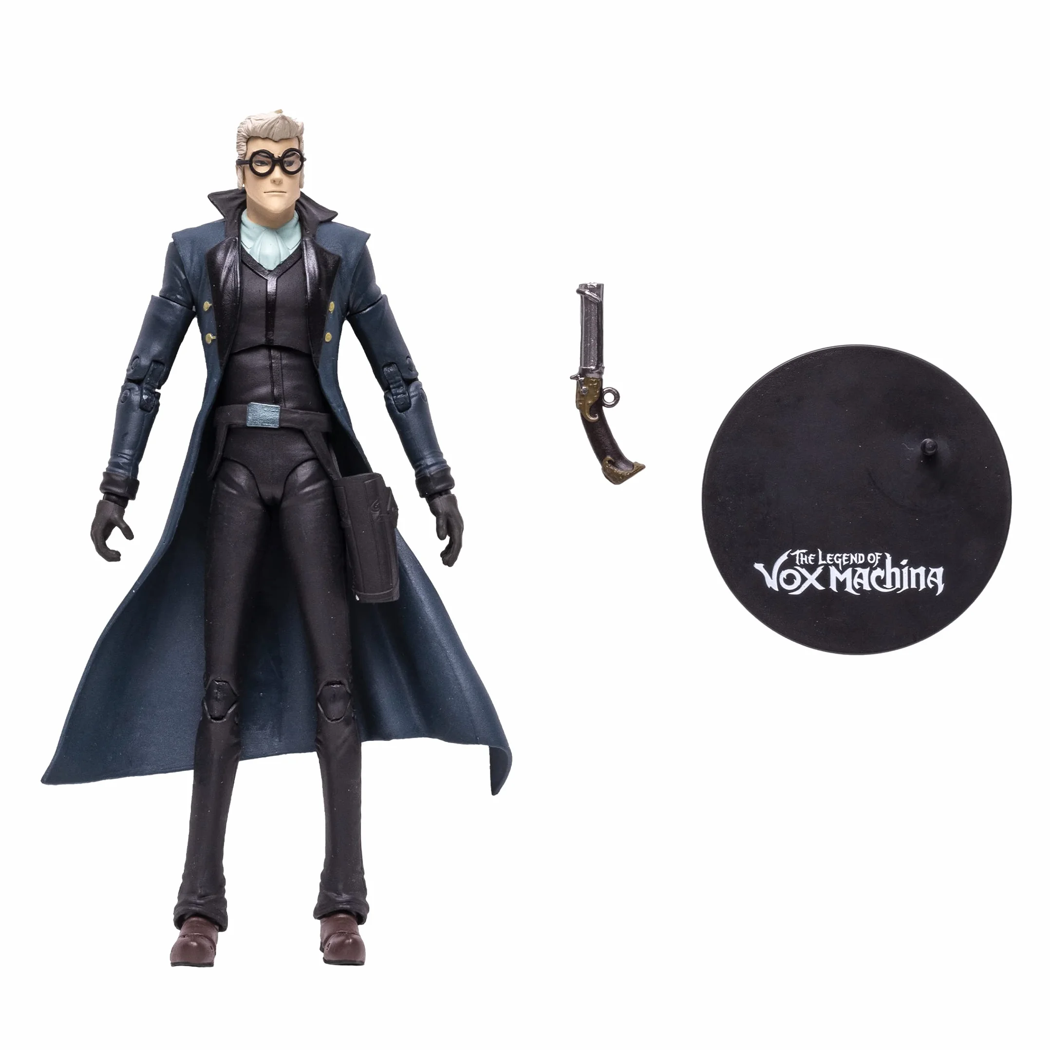 McFarlane Zabawki, 18 cm Critical Role Vox Machina Percy figurka z 22 ruchomymi częściami, kolekcjonerska figurka o znaczeniu krytycznym z podstawką kolekcjonerską – wiek od 14 lat