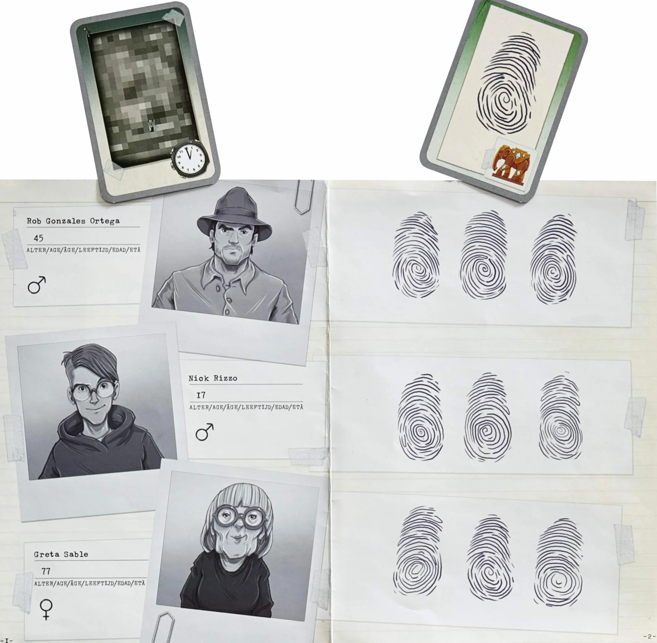 HABA 305543 The Key- Theft in Cliffrock Villa- An investigation game for 1 to 4 clever detectives ages 8 and up- English Instructions (Made in Germany)