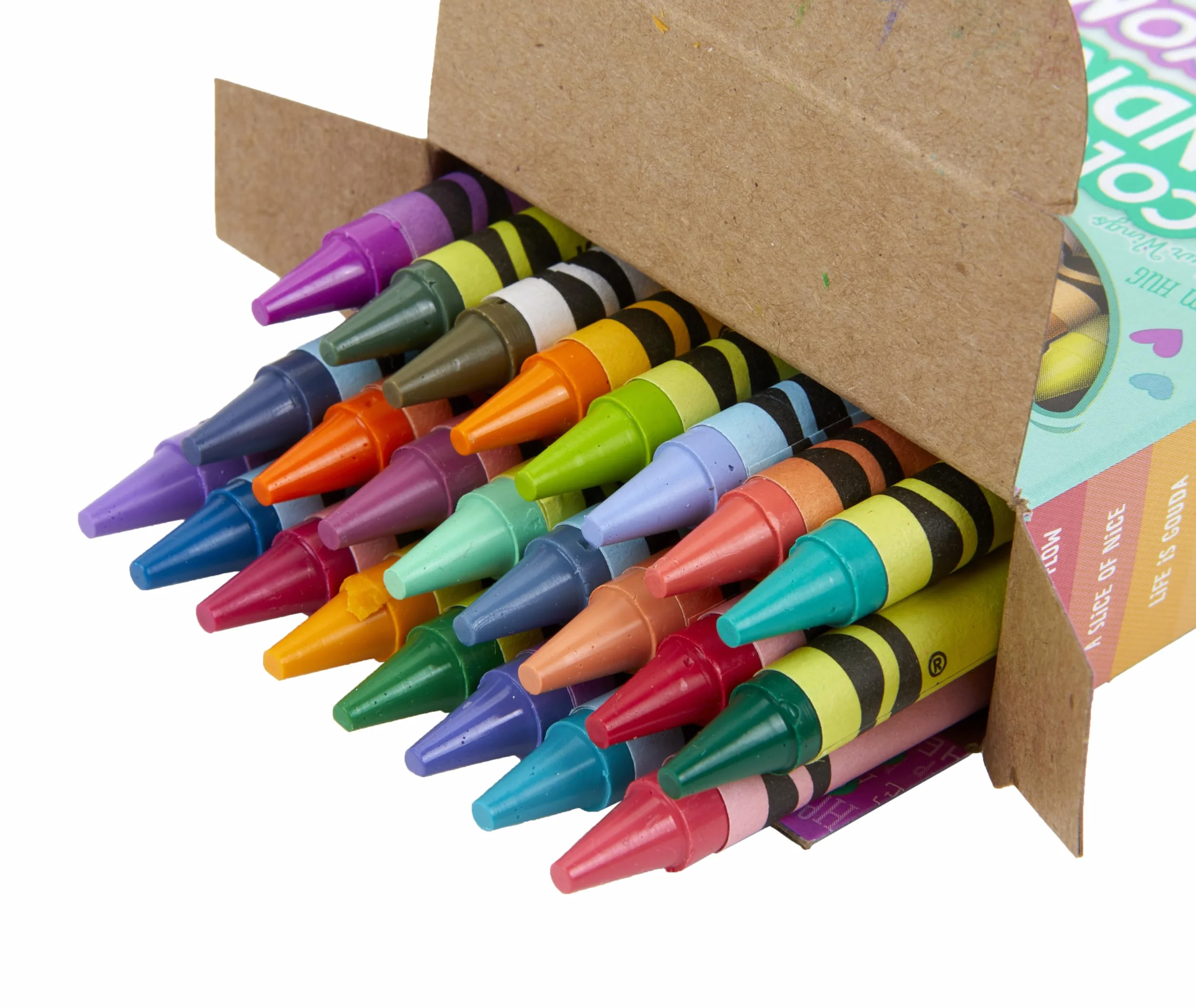 CRAYOLA Colours of Kindness kredki – różne kolory (24 sztuki) | kolory, które reprezentują dobre uczucia, idealne dla dzieci w wieku od 3 lat