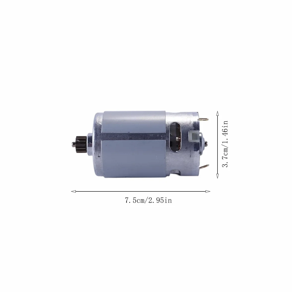 Silnik DC 18 V 14 zębów 317004430 zamienny kompatybilny z wiertarką udarową Metabo BS18 o wysokim momencie obrotowym, komponent elektronarzędzi klasy przemysłowej