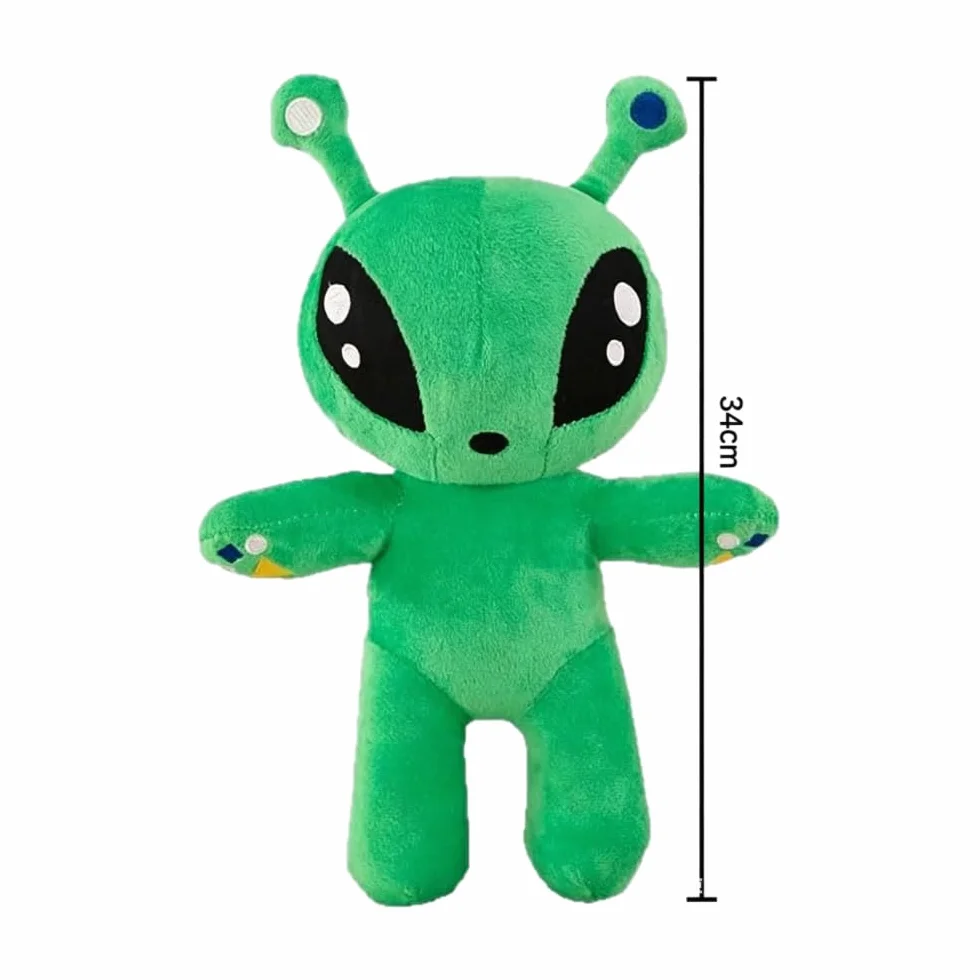 Alien AFTONSPARV pluszowe zwierzątko, miękka pluszowa zabawka, 34 cm, z motywem kosmitów, zabawka dla dzieci, figurka na prezent