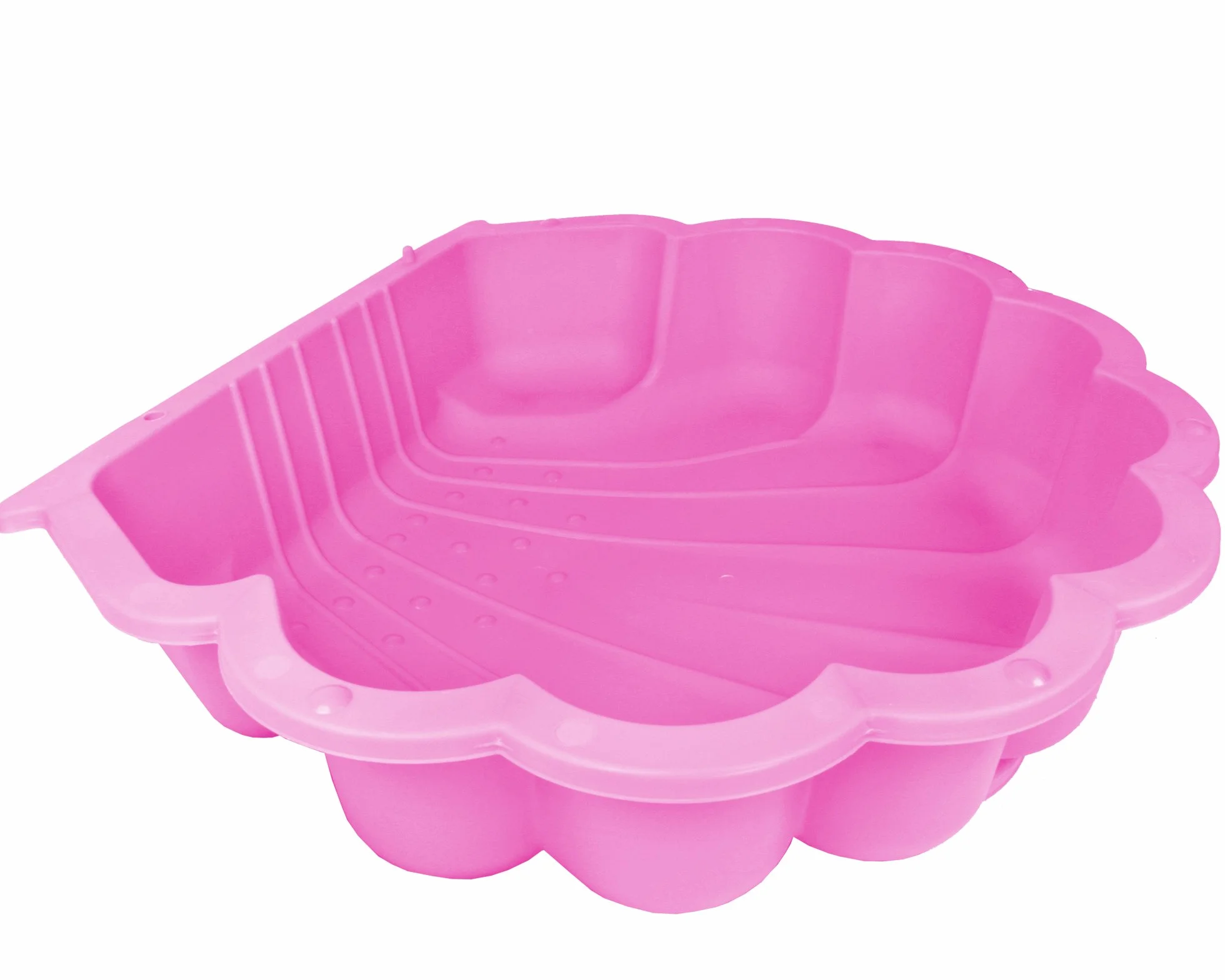 Ondis24 Muszla wodna, piaskownica, 2-częściowa z tworzywa sztucznego, muszla z pokrywką (87 cm, różowa)