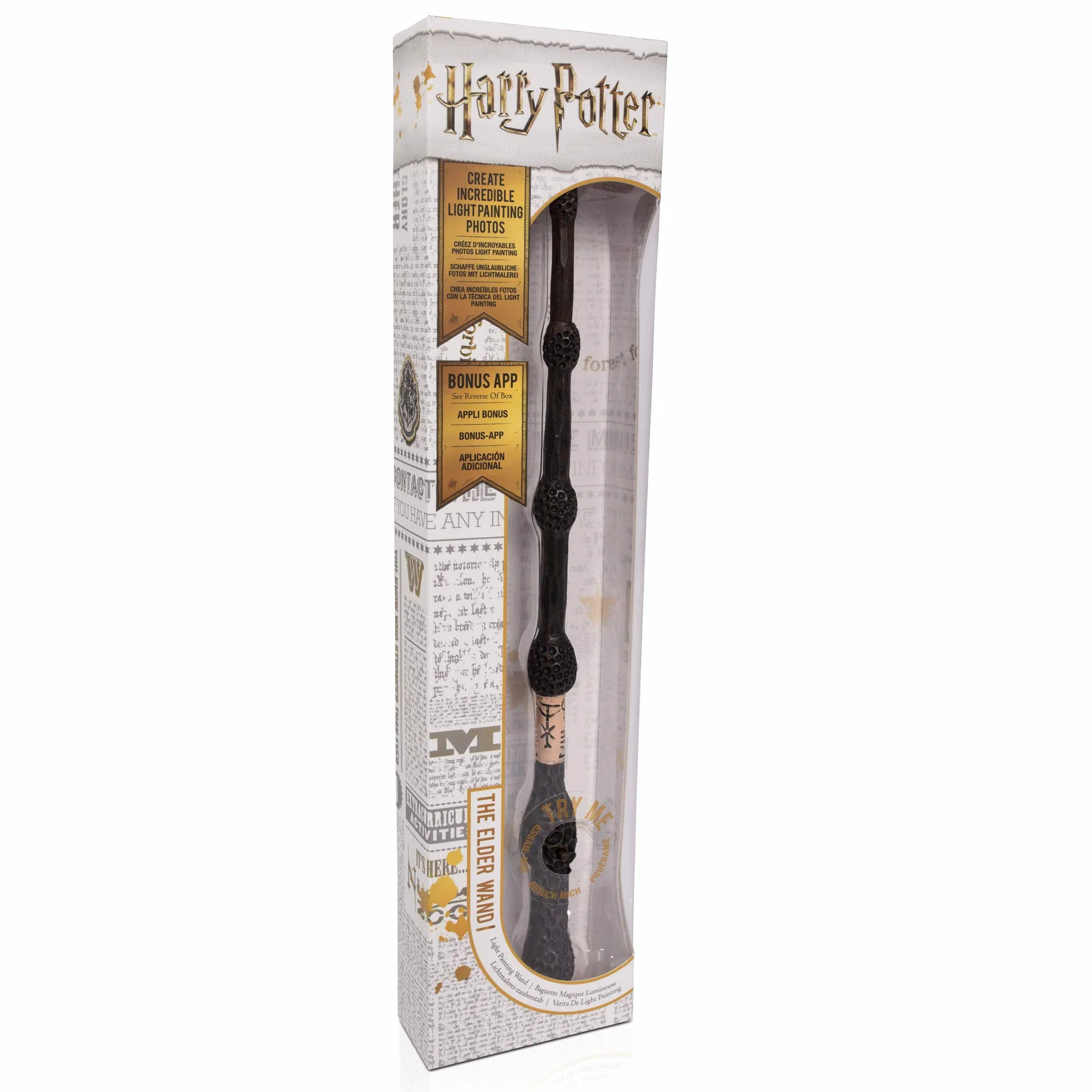 WOW! STUFF Harry Potter 35,5 cm lekka różdżka do malowania | Oficjalne przedmioty kolekcjonerskie z motywem czarodziejskiej świata, zabawki i prezenty | odgrywanie ról, przebieranie lub akcesoria kostiumowe dla fanów, dziewcząt i chłopców, od 8 lat do dor