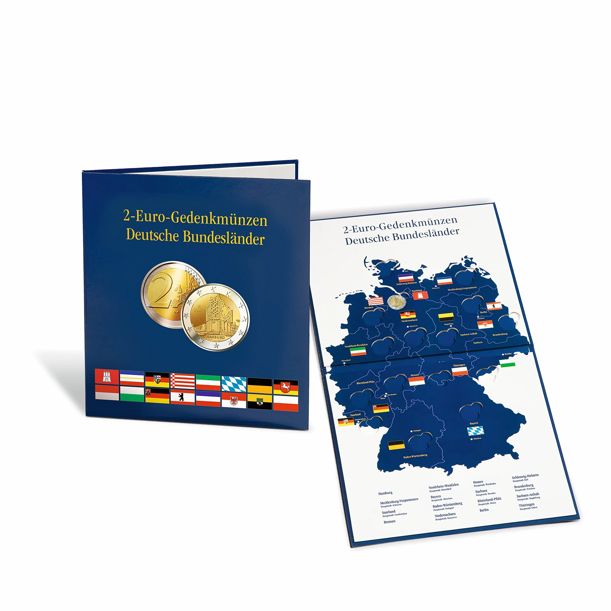 Presso Münzalbum für 2 Euro Münzen "Deutsche Bundesländer"