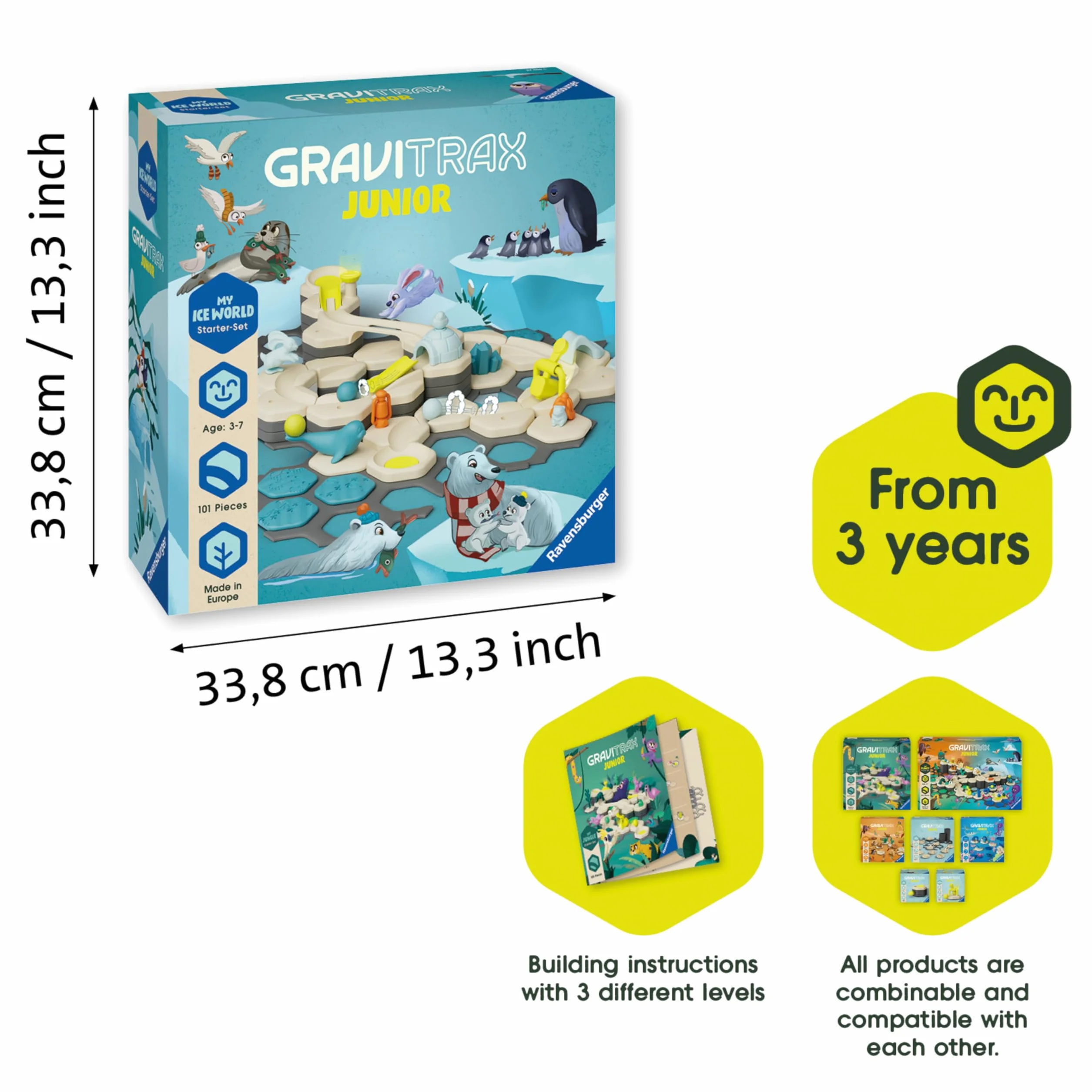 Ravensburger Gravitrax Junior Zestaw Startowy Lodowa Przygoda