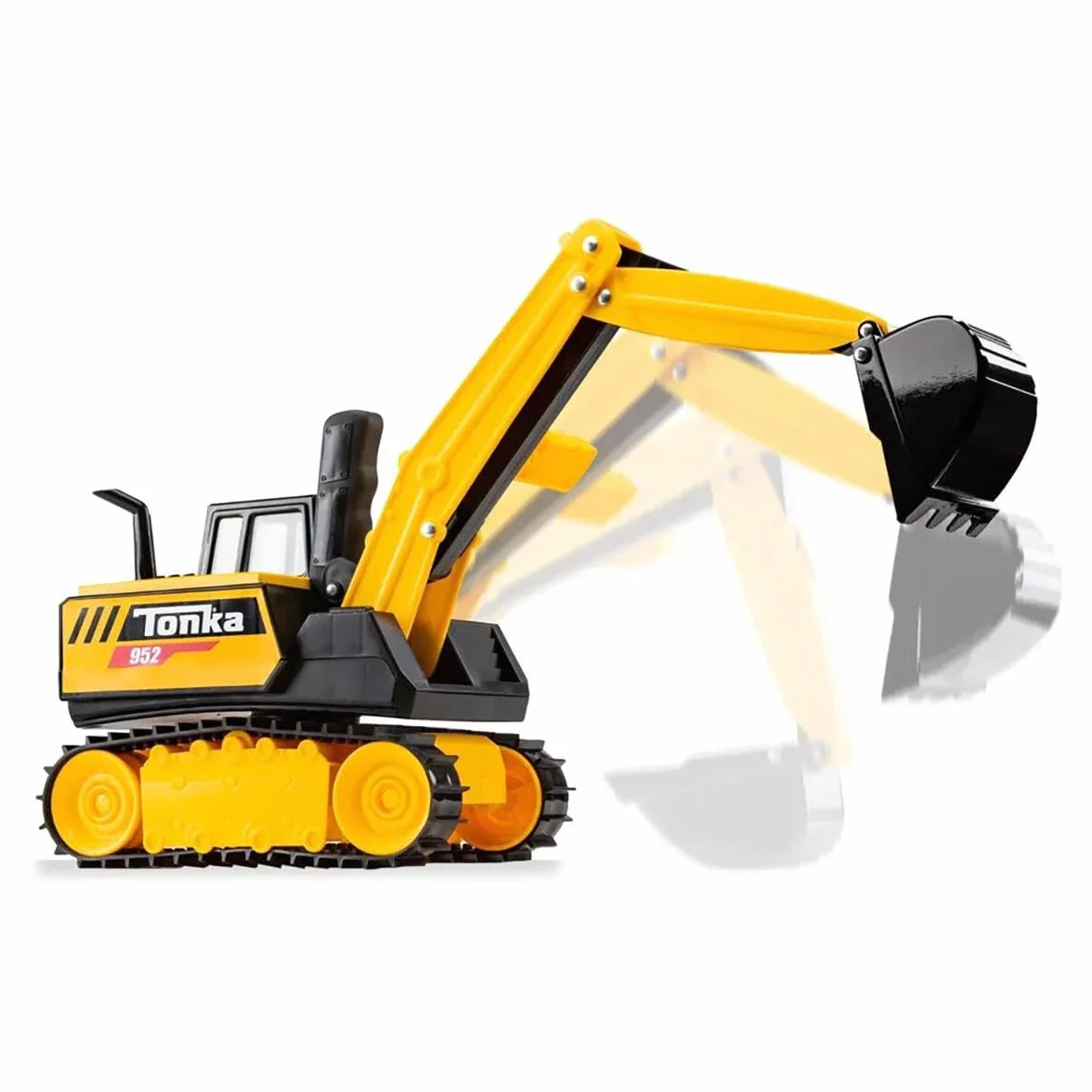 Tonka Steel Classics | Mighty Excavator | Zabawki budowlane dla dzieci, chłopców i dziewcząt, kreatywne zabawki, rozwój umiejętności motorycznych dla dzieci od 3 lat | Basic Fun 06182
