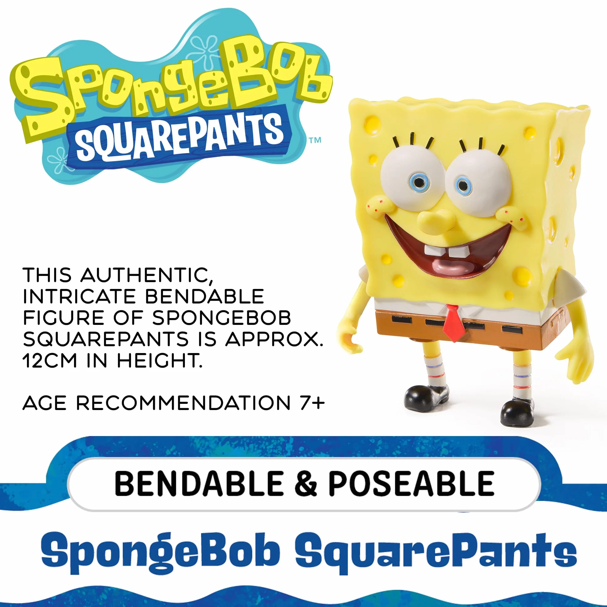 The Noble Collection Giętkie Spongebob Kanciastoporty-Spongebob