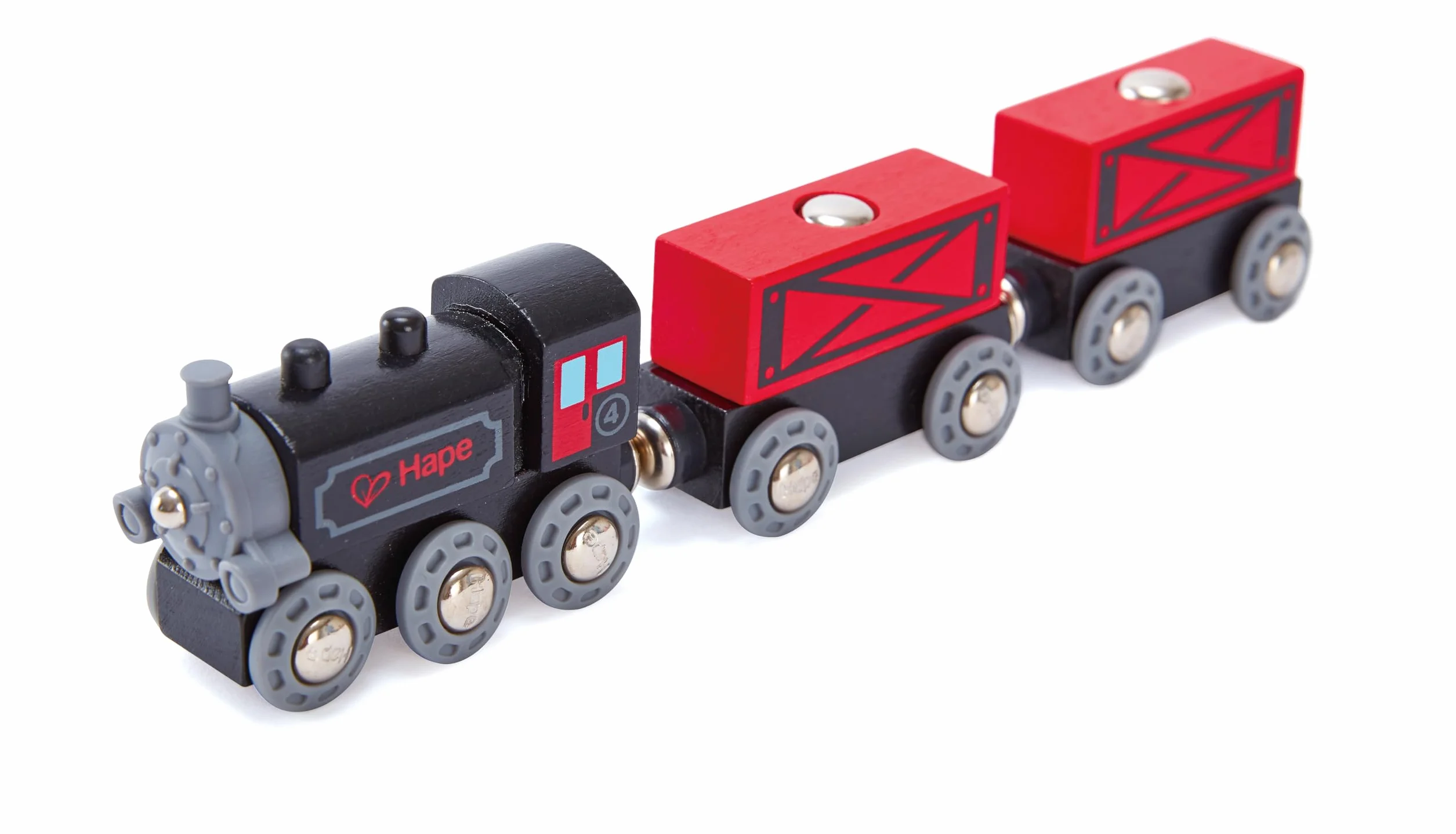 Hape Steam-Era Freight Railway Wooden Train Track Accessories