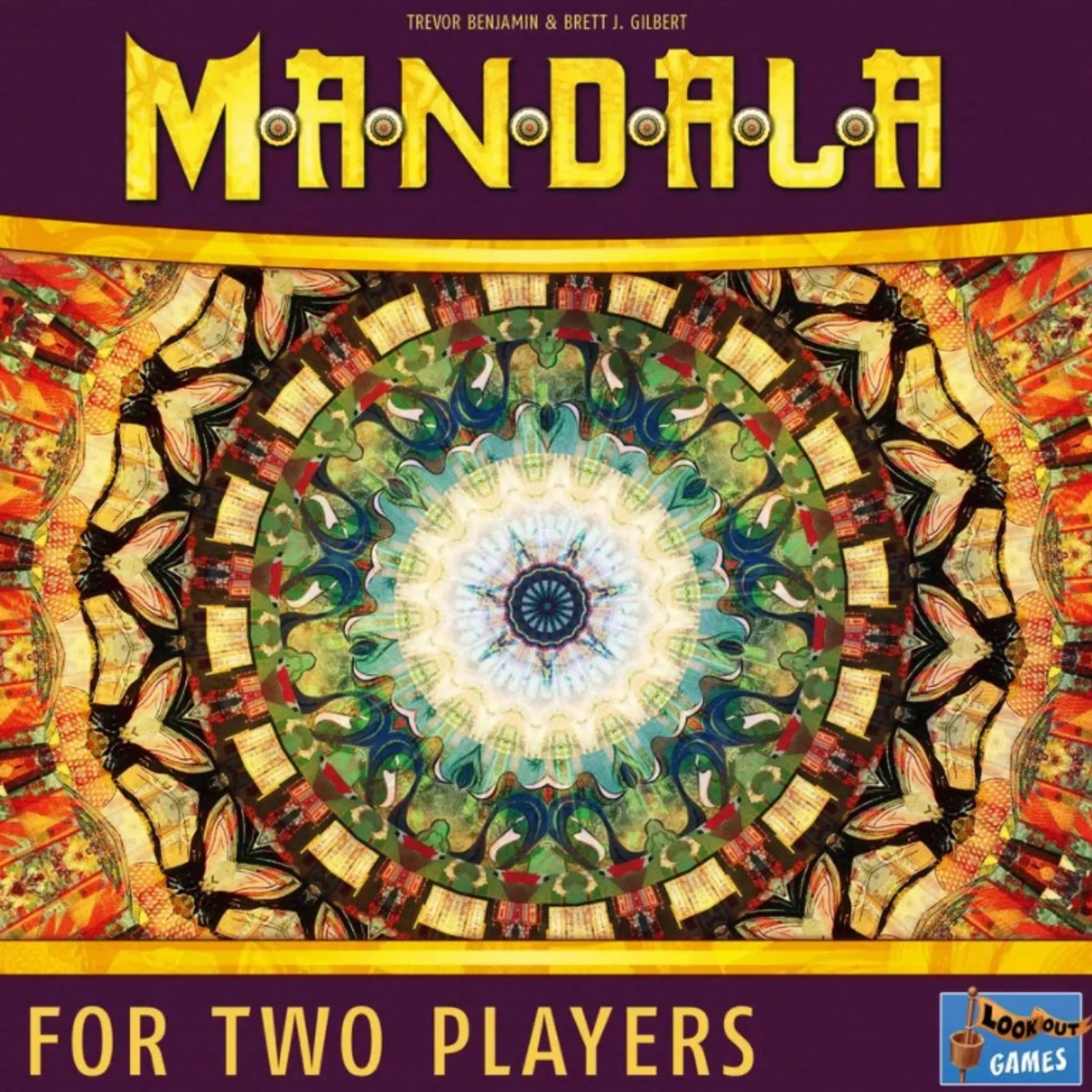 Lookout Spiele, Mandala, Board Game, 2 Players, Ages 10+, 30 to 60 Minute Playing Time