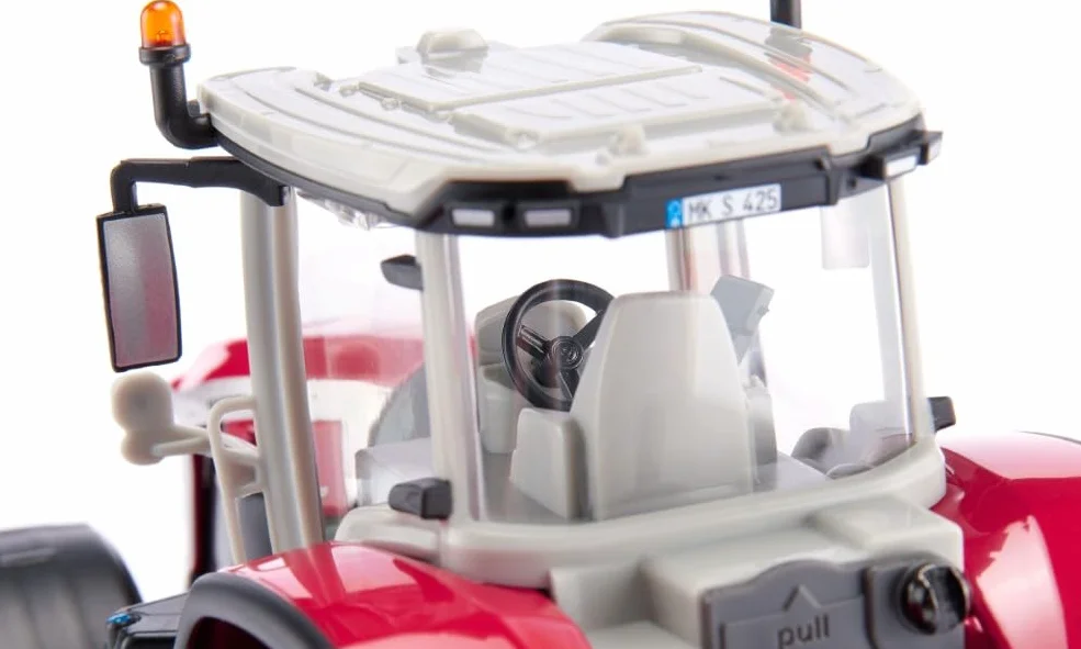 siku 6885, Massey Ferguson 9S Traktor, 1:32, Zdalnie sterowany, Zdalne sterowanie przez Bluetooth w aplikacji, Bez modułu zdalnego sterowania, Metal/Tworzywo sztuczne, Czerwony