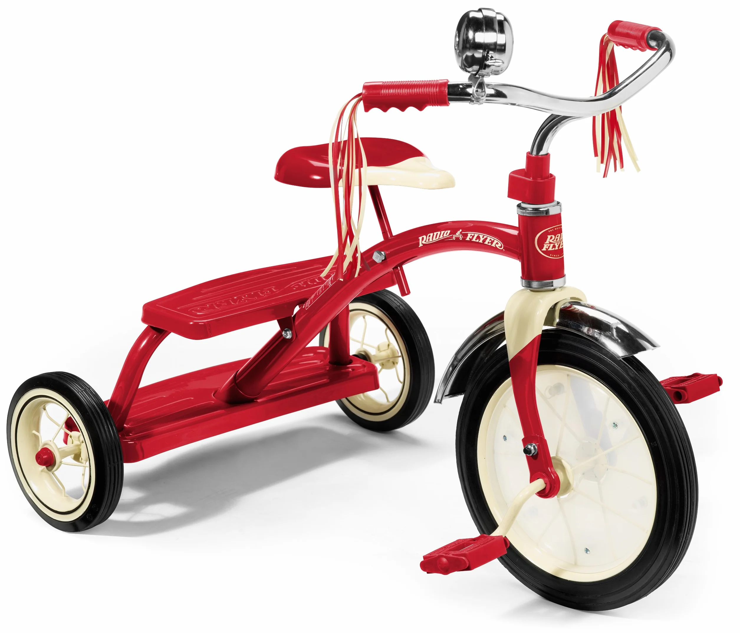 Imaginarium Radio Flyer Red Dual Deck Tricykle Rowerek Trzykołowy Dla Dzieci, 433A