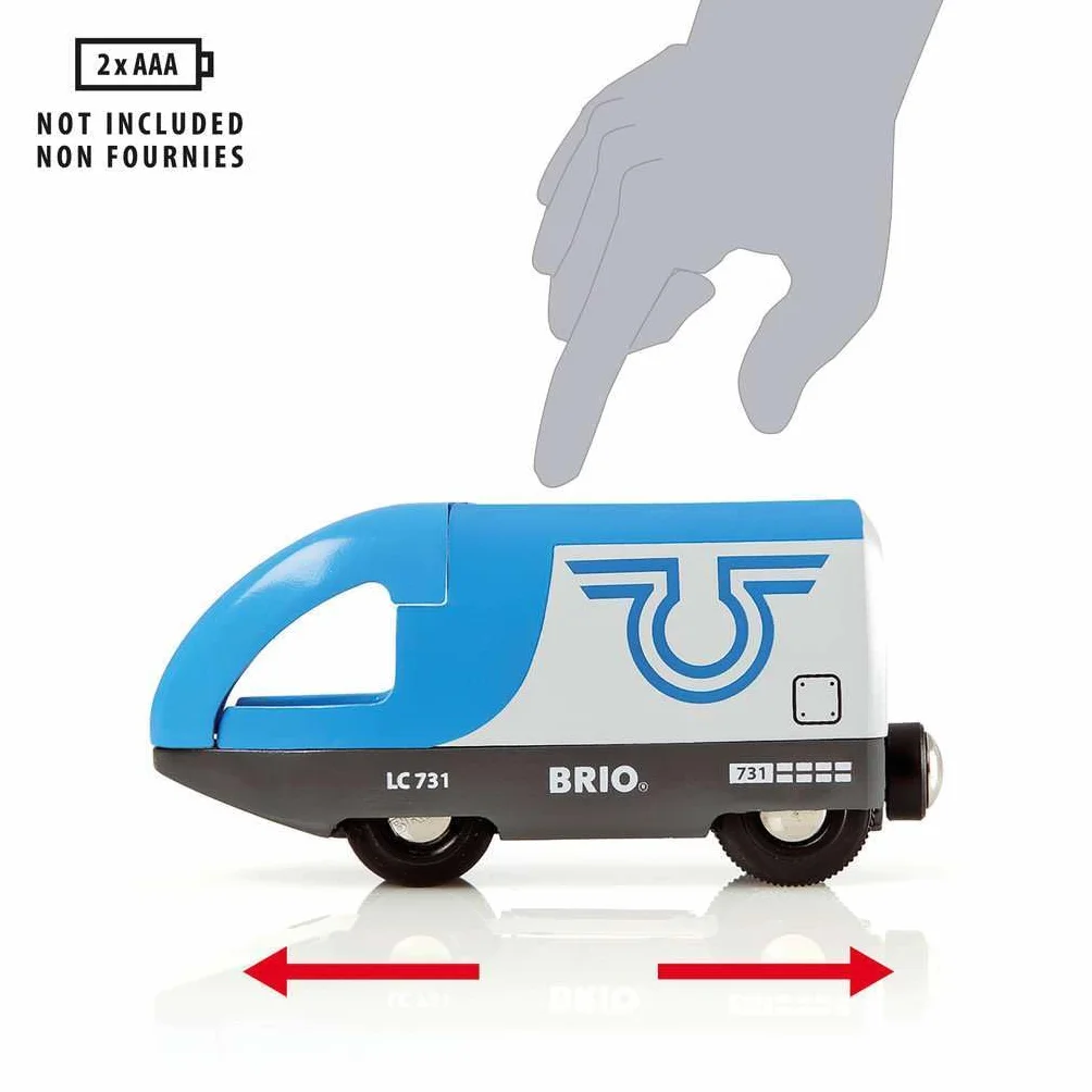 Brio 63351200 Pociąg Osobowy Z Dworcem (63351200) Bezpieczna Zabawka Dla Dzieci Powyżej 3 Lat