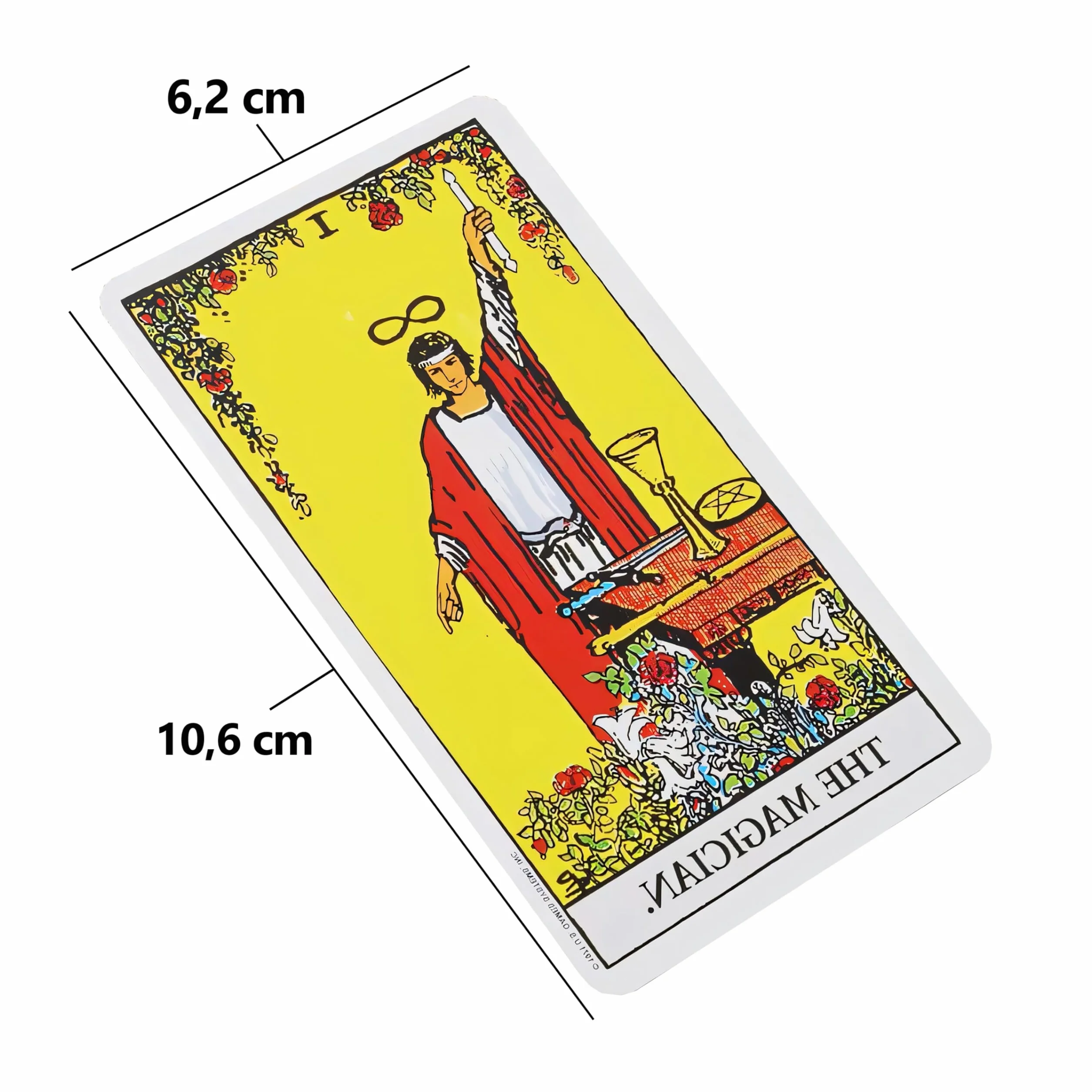 Retoo Karty do gry Tarot 78 kart Jeźdźców z instrukcjami dla doświadczonych i początkujących