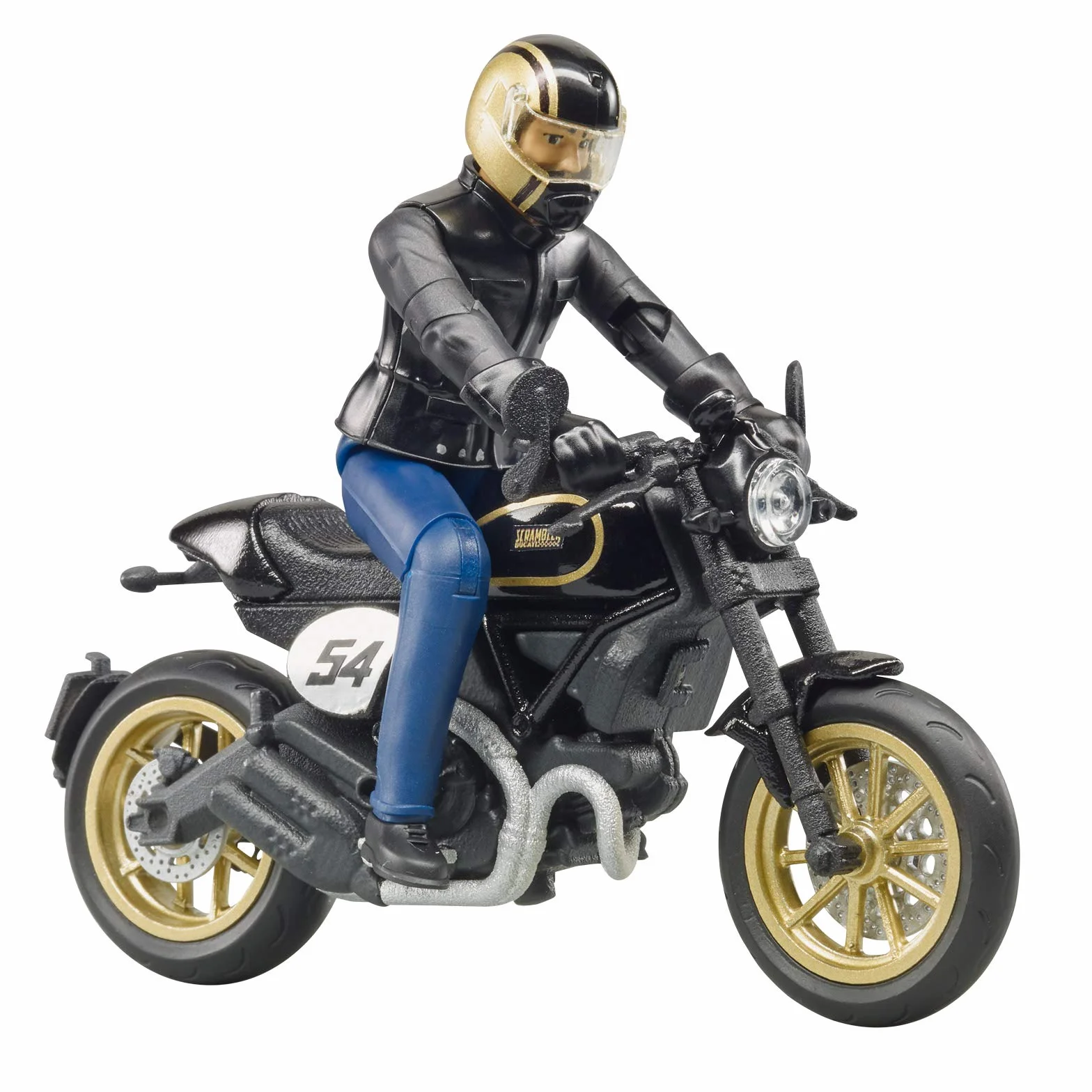 Bruder 63050 - Scrambler Ducati Cafe Racer z kierowcą