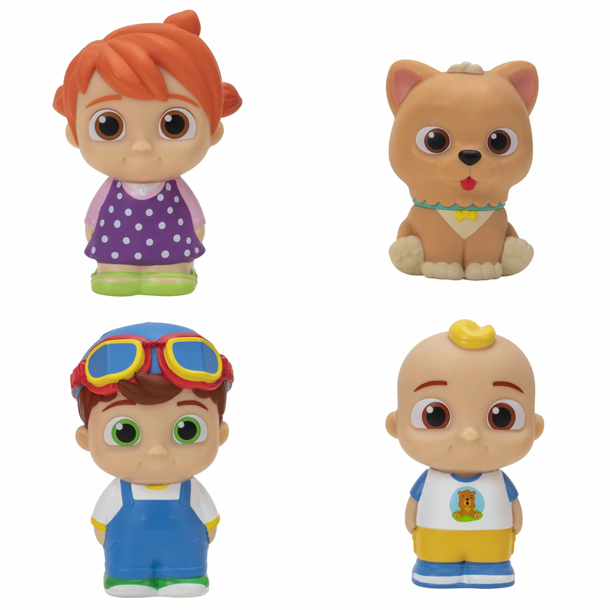 CoComelon CMI0010 - rodzinny zestaw 4 figurek, oficjalne figurki