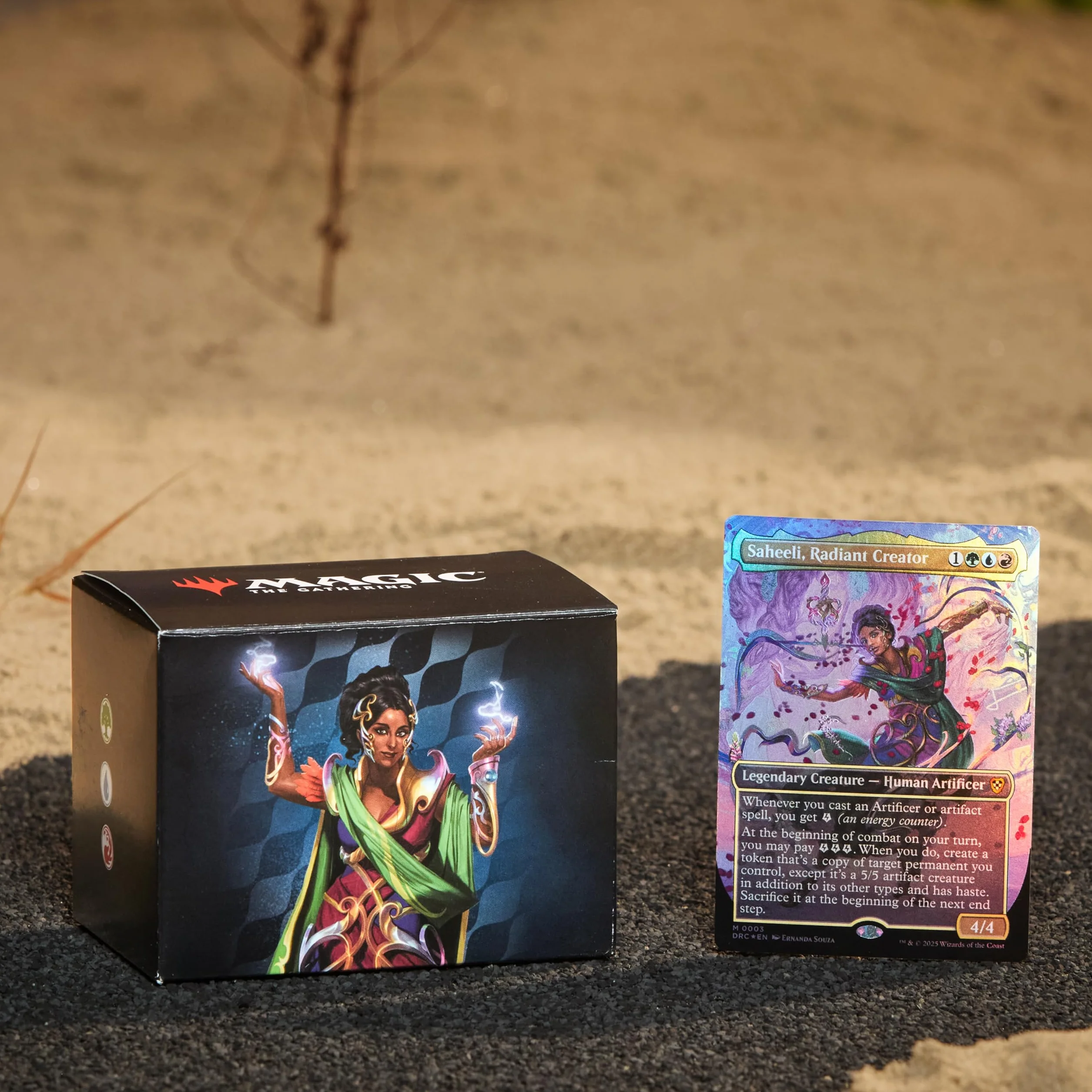 Magic: The Gathering Aetherdrift Talia dowódcy Commander — Living Energy (Wersja Angielska)