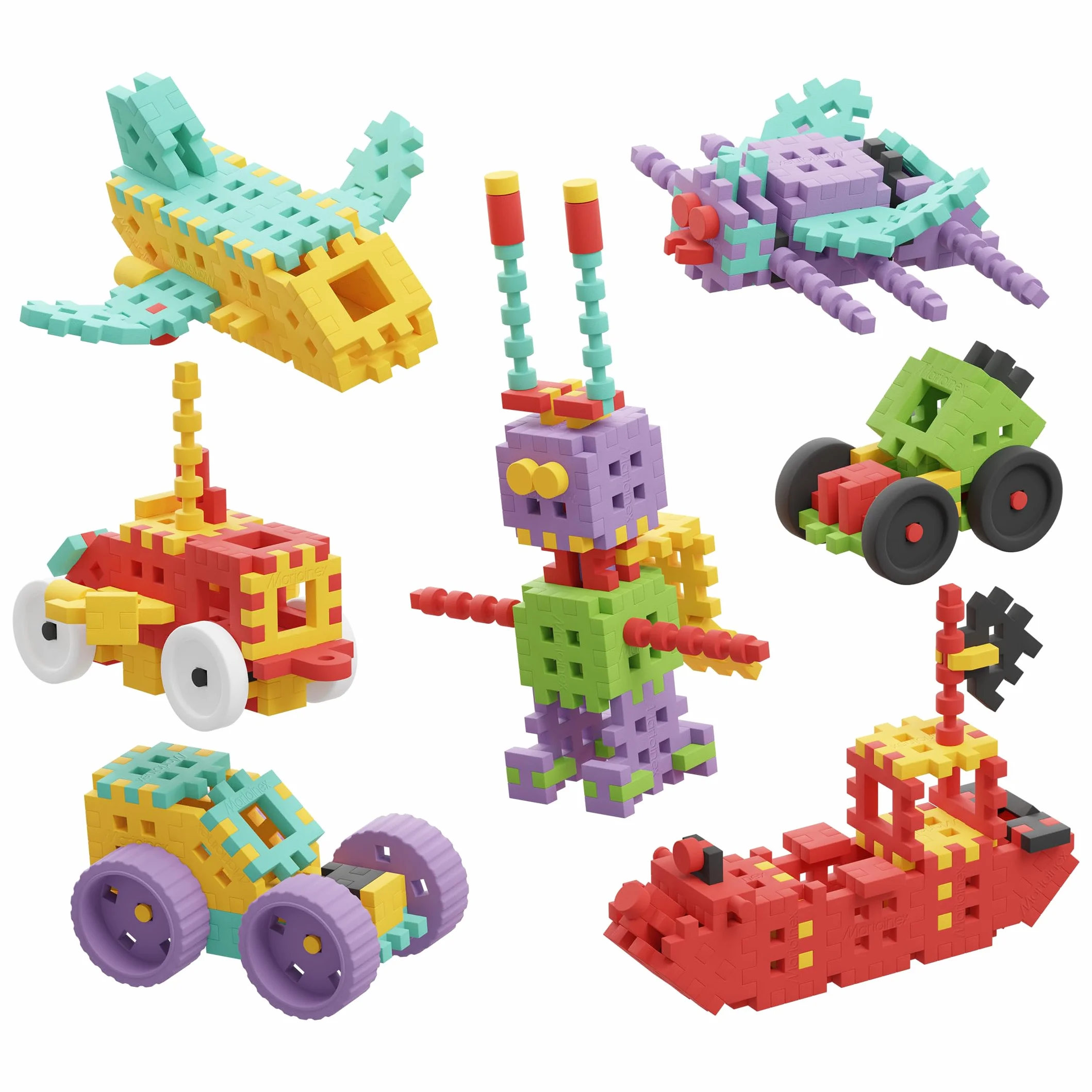 Marioinex 904268 klocki Mini Waffle Konstruktor Majster 200 elementów