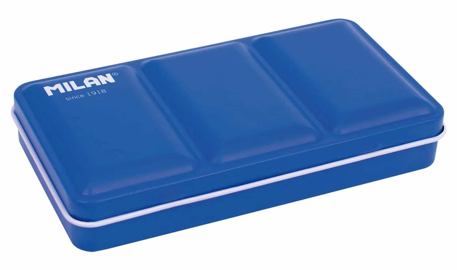 MILAN® Metalowe etui 12 akwarele pół godet