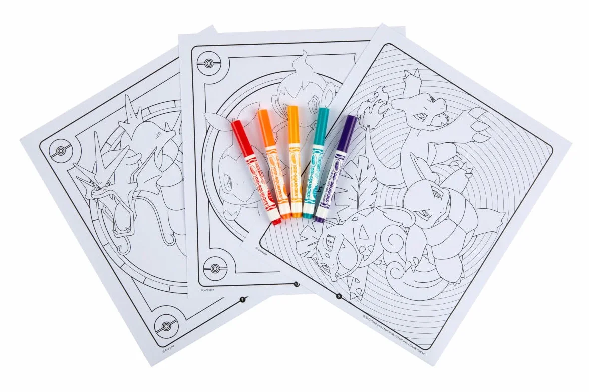 Crayola Coloring Book-Pokemon, 96 Pages 42732