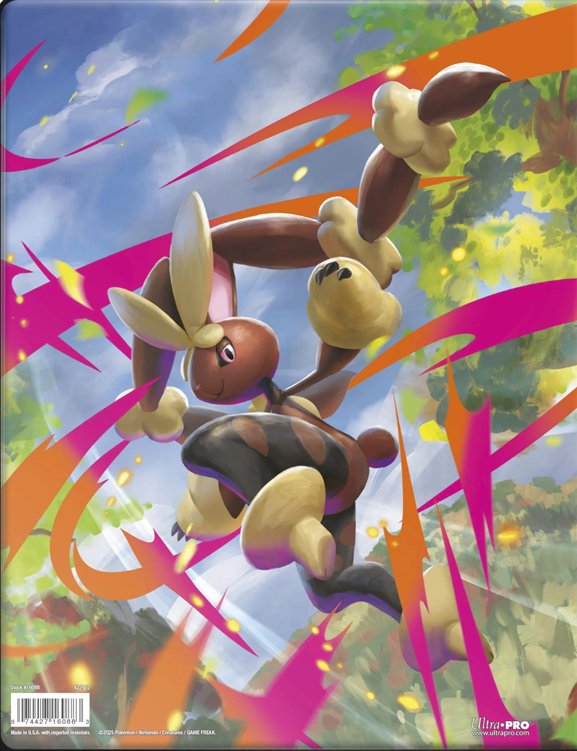 Asmodee Ultra Pro Pokémon Mega-Evolution Fantasmagoryczne płomienie ME02 Notatnik na karty 252 karty Akcesoria do kart kolekcjonerskich