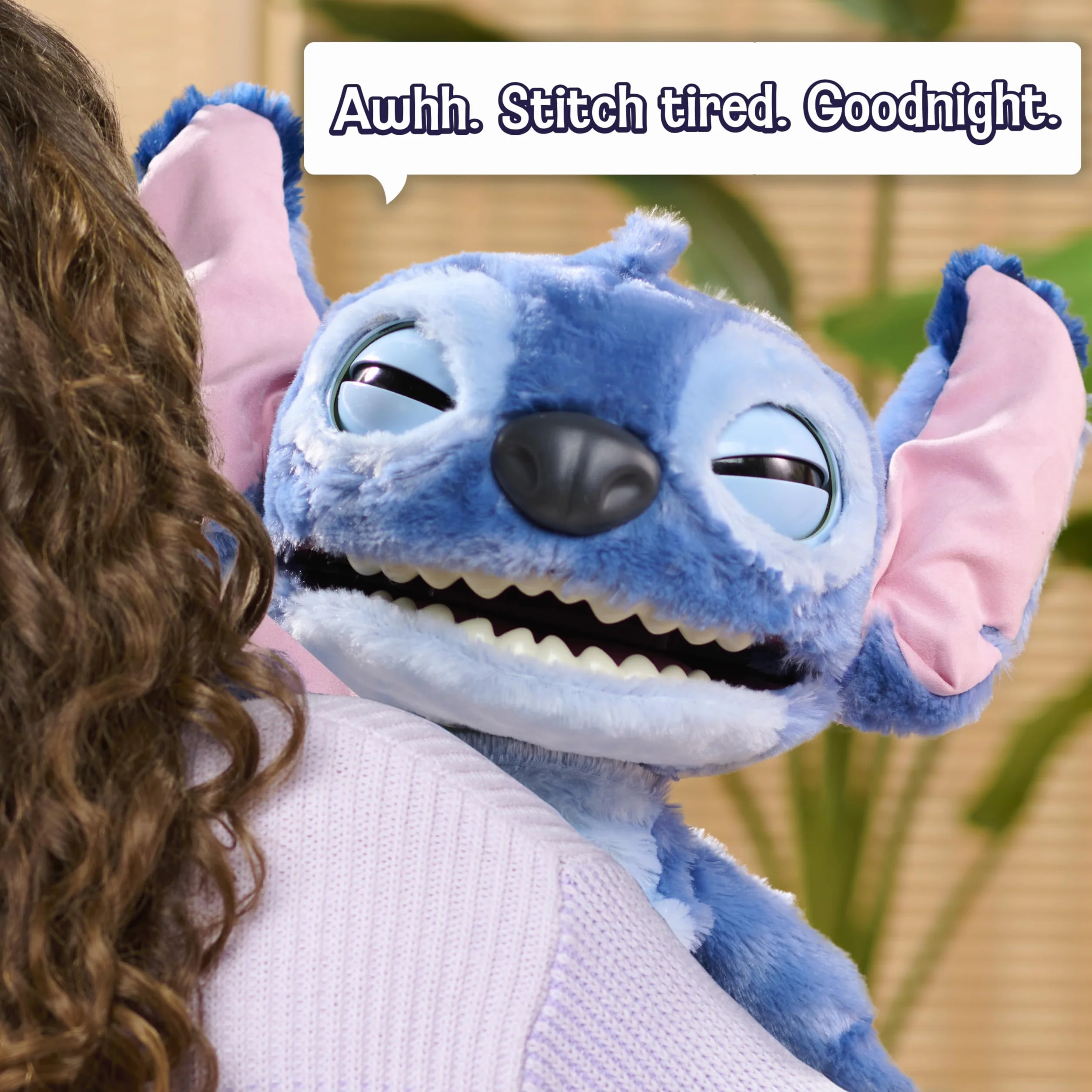 Disney Ultimate Stitch Interactive 17" Plush Toy, 100+ Sounds & Reactions, Inspired by Disney’s Live-Action Film, New Movie Toy for Fans, Girls, Boys, Kids 3+ by Just Play