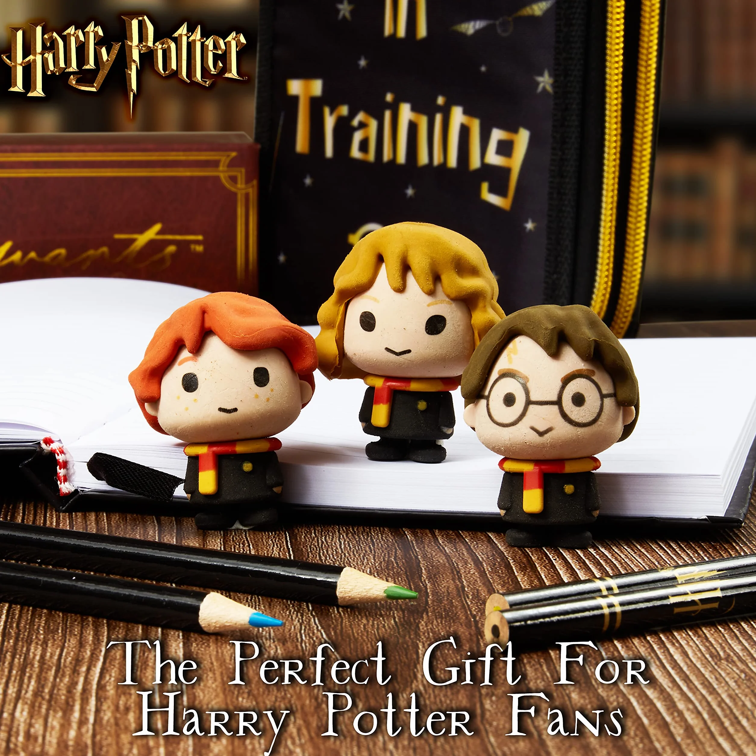 Harry Potter gumki do zmazywania figurki 3 sztuki