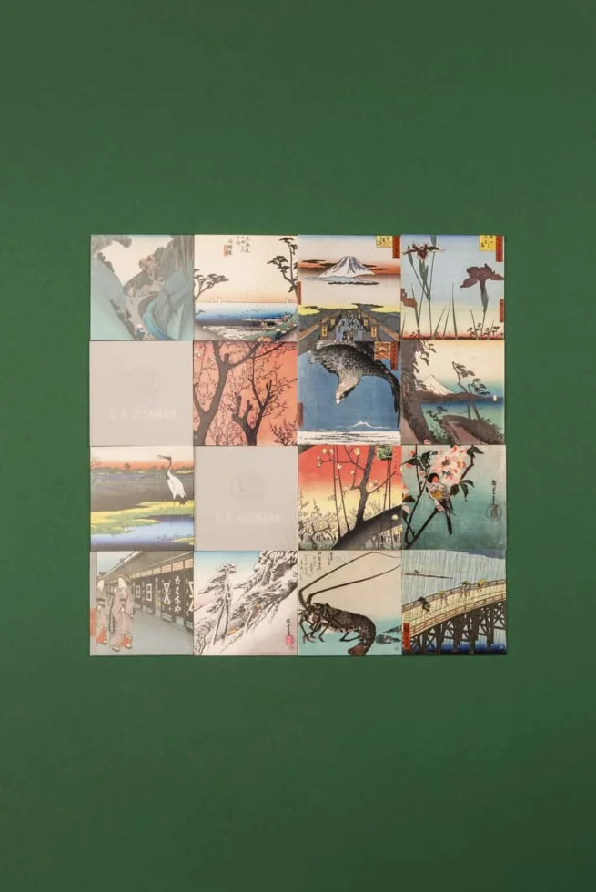 Hiroshige-Memo: Gedächtnisspiel mit 36 Motiven des berühmten japanischen Künstlers