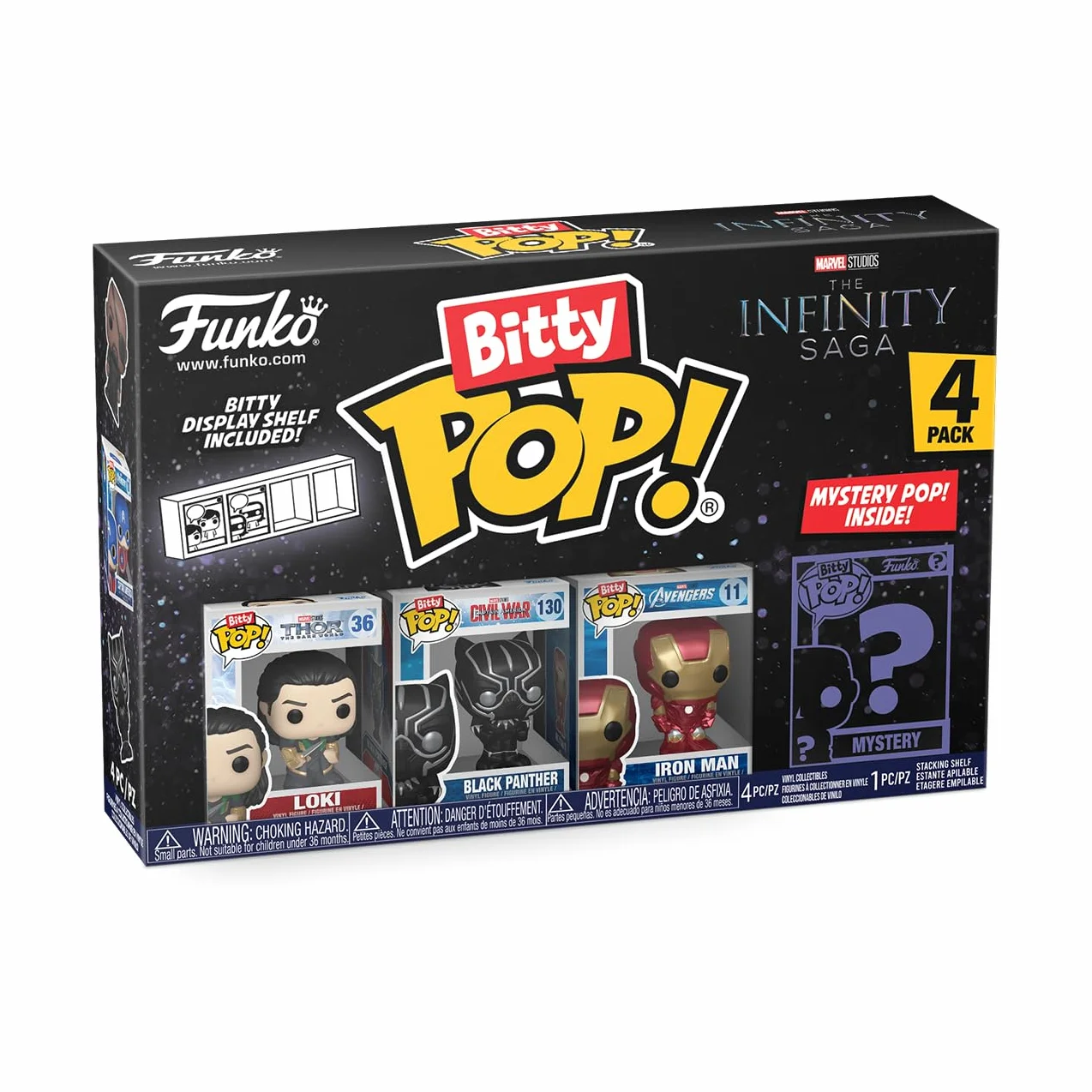 FUNKO BITTY POP!: Marvel - Loki 4PK