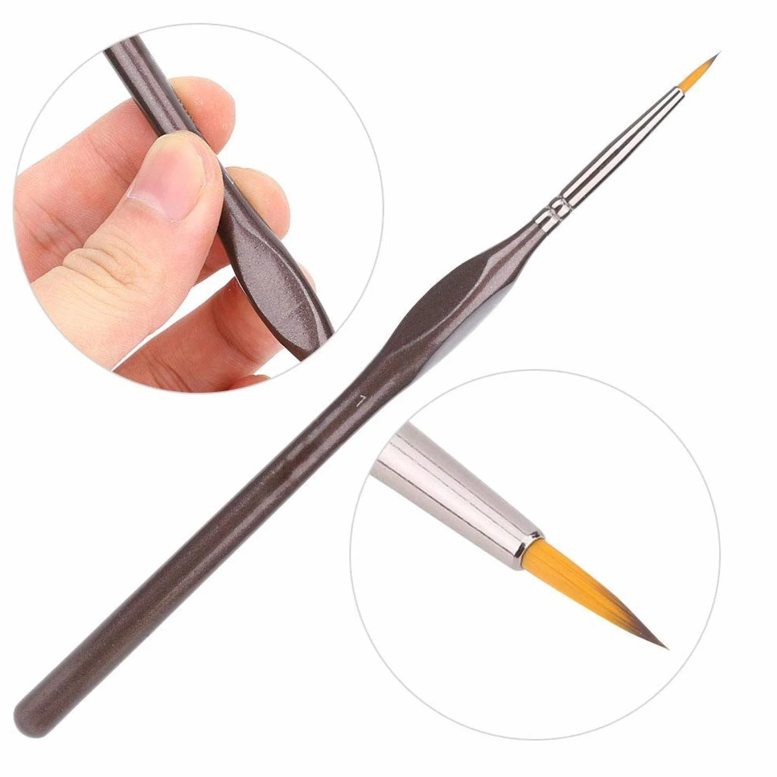 12 szt. ma?y miniaturowy zestaw p?dzli do malowania pins delikatna wk?adka szczotki do malowania artystycznego zestaw narz?dzi do malowania z torb? do Paintbrushes